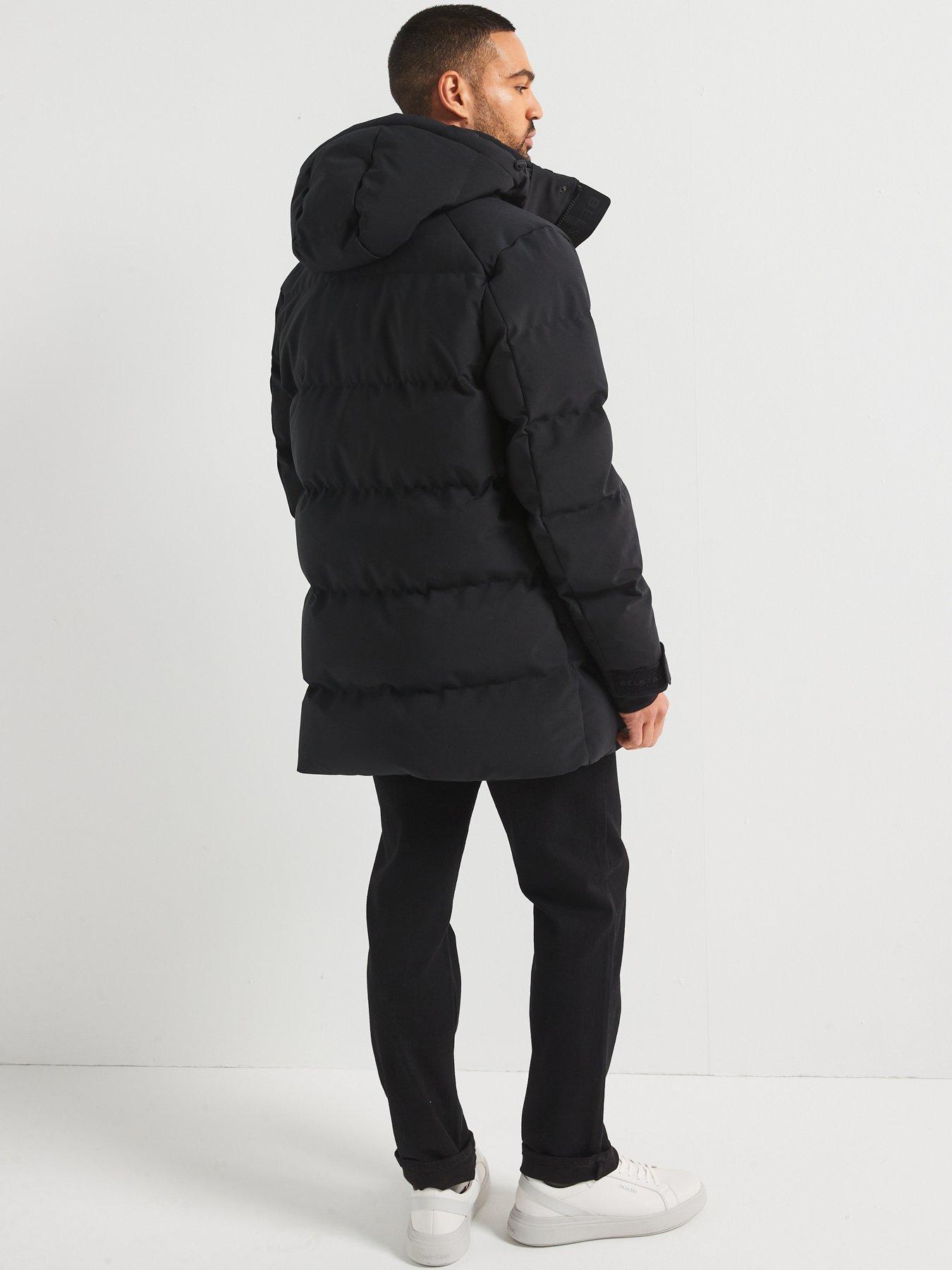 Image 2 of 6 of Belstaff Belstaff Pendulum 2 Way Stretch Padded Coat - Black