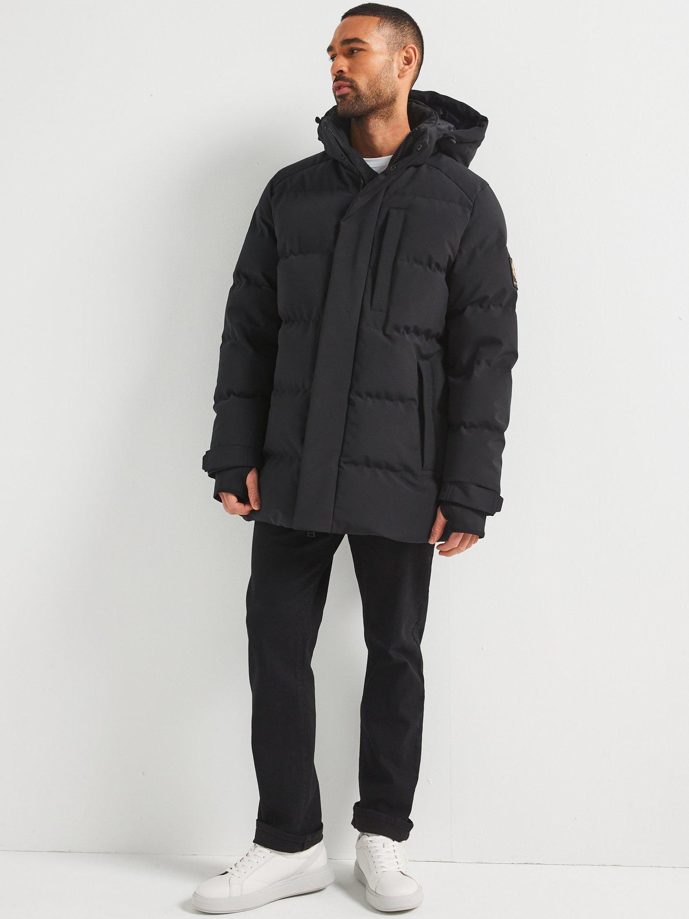 Image 3 of 6 of Belstaff Belstaff Pendulum 2 Way Stretch Padded Coat - Black