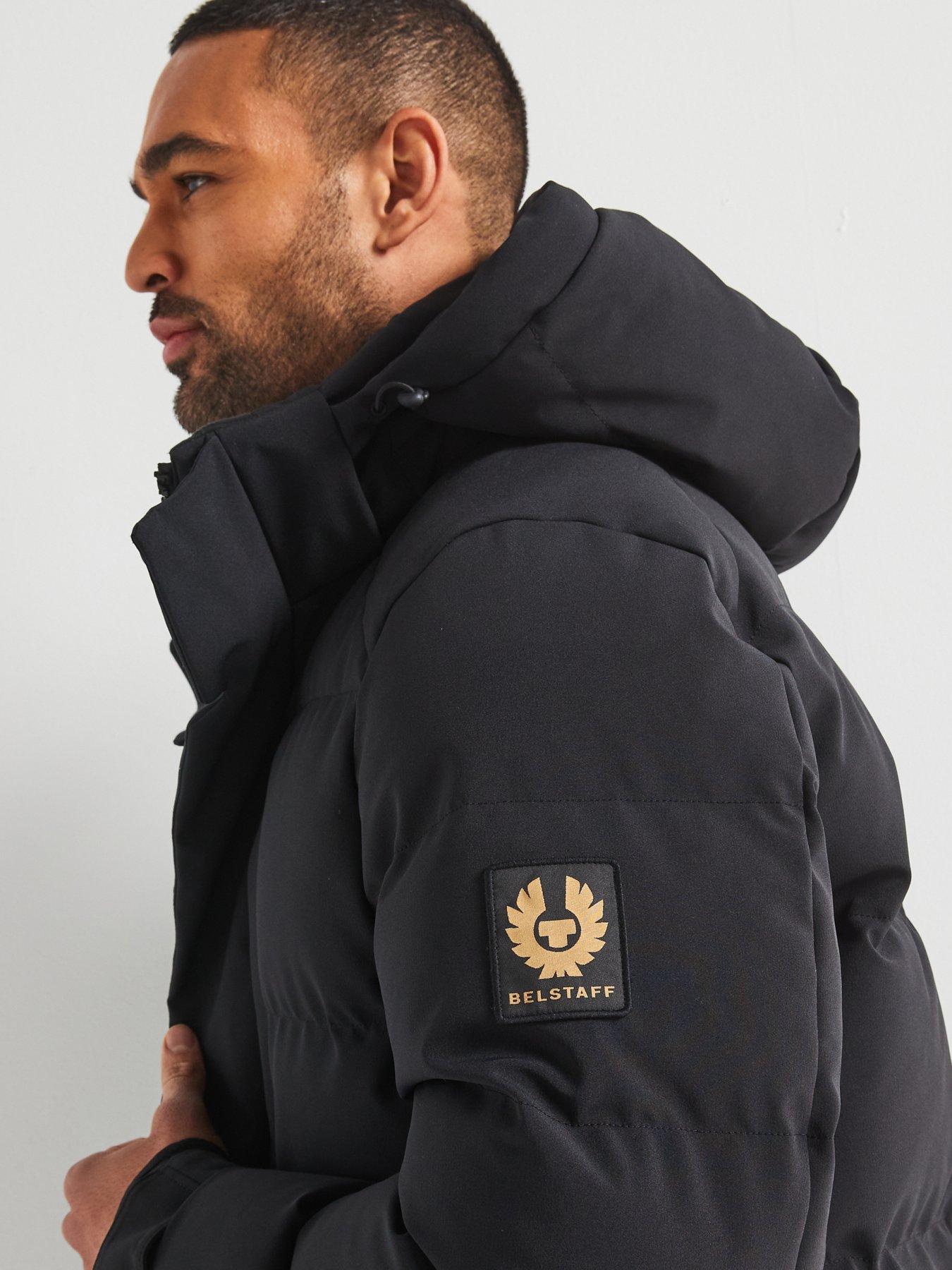 Image 4 of 6 of Belstaff Belstaff Pendulum 2 Way Stretch Padded Coat - Black
