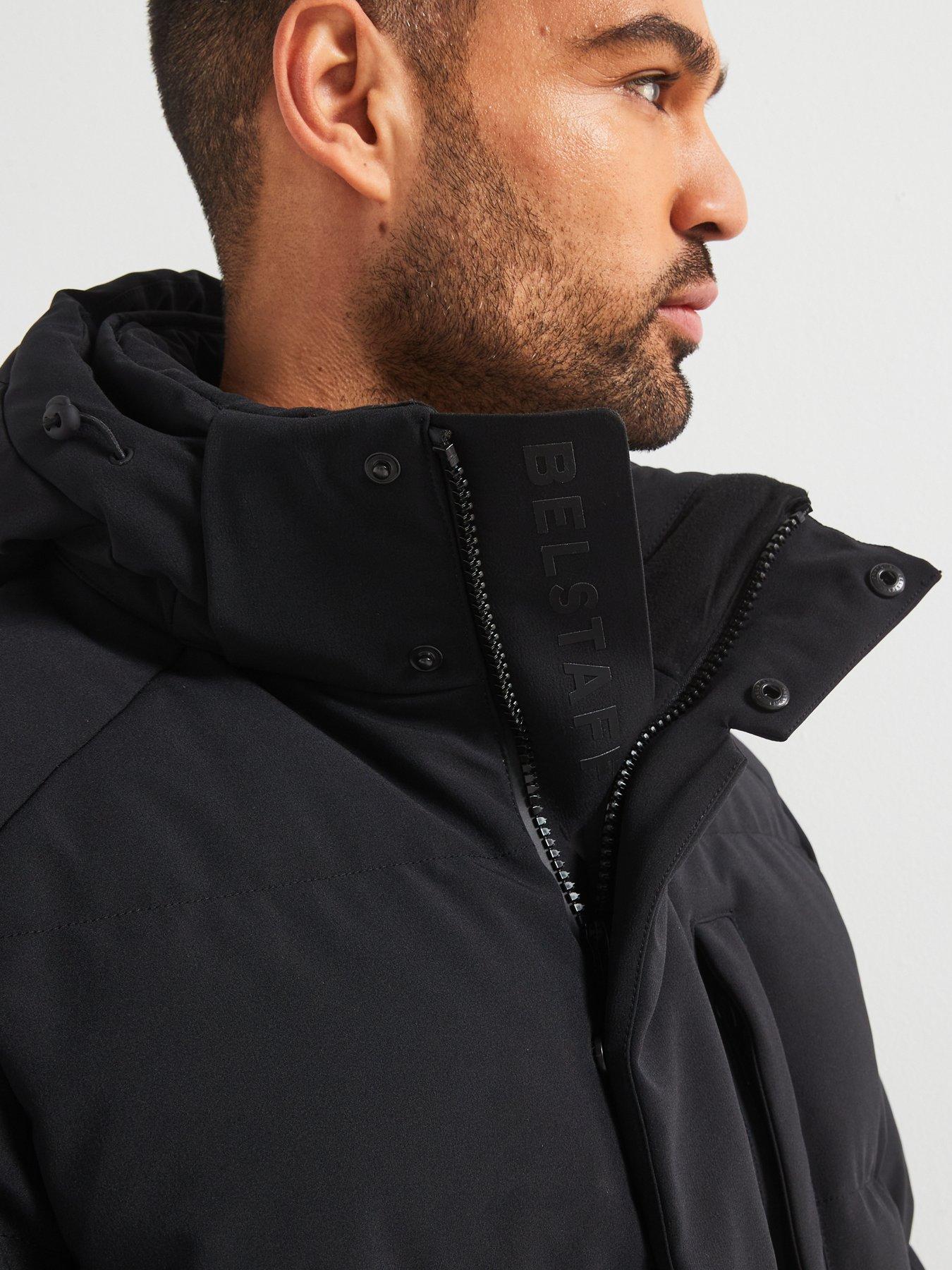 Image 5 of 6 of Belstaff Belstaff Pendulum 2 Way Stretch Padded Coat - Black
