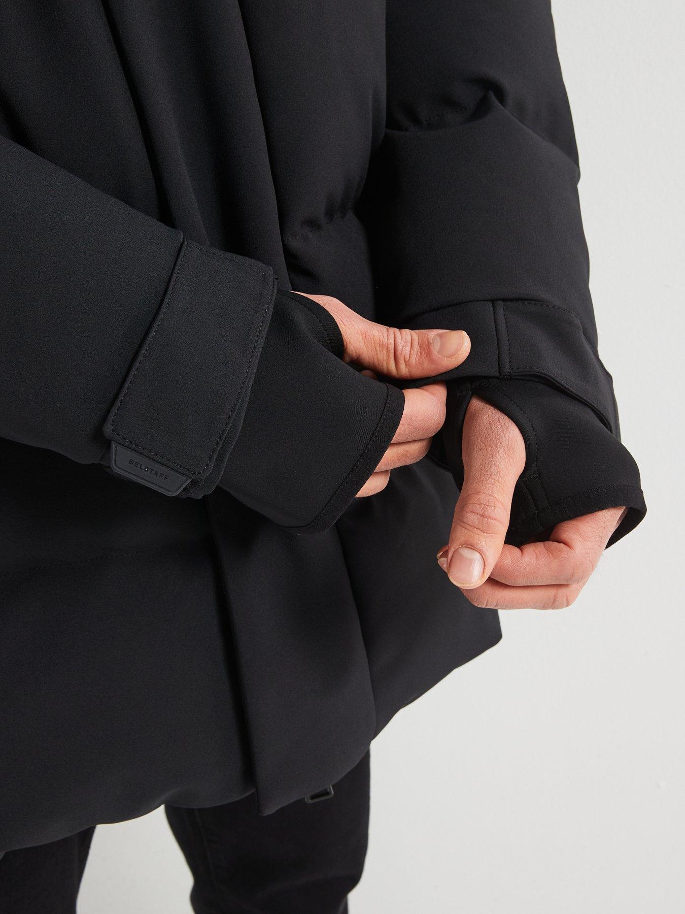 Image 6 of 6 of Belstaff Belstaff Pendulum 2 Way Stretch Padded Coat - Black