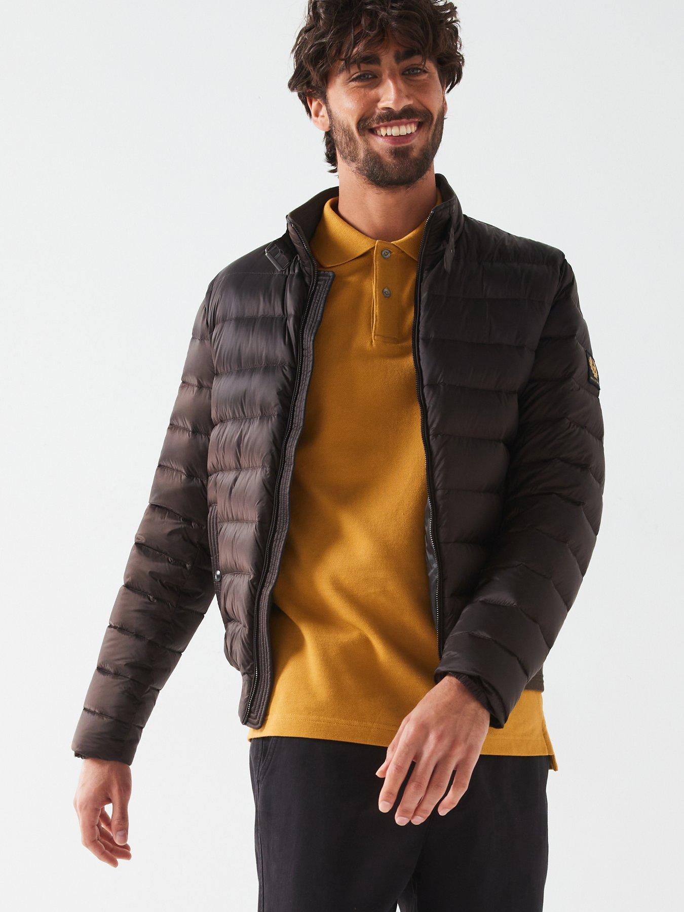 undefined Belstaff Circuit Lightweight Padded Jacket - Dark Brown
