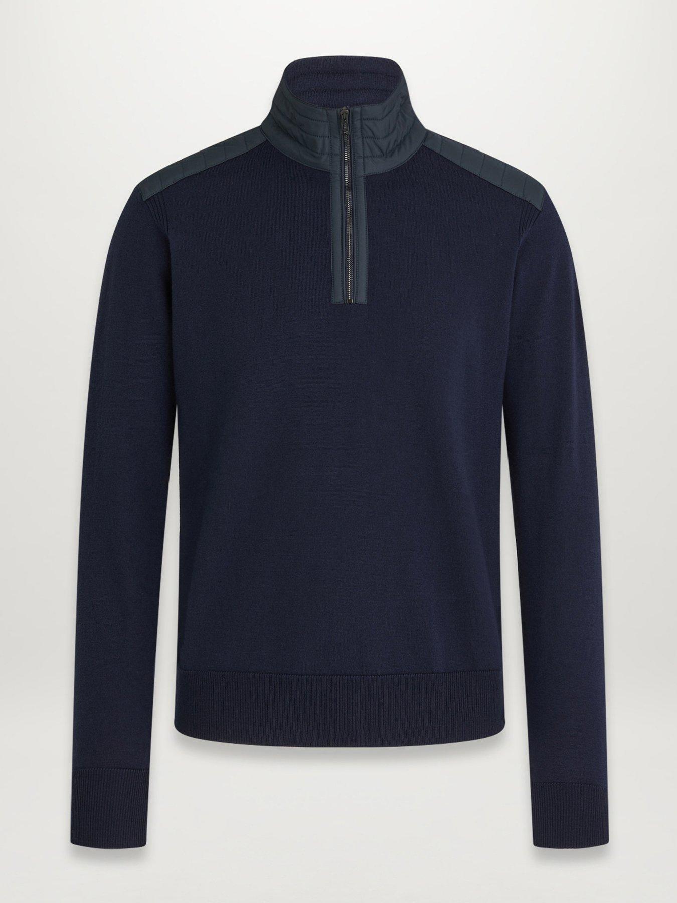 belstaff-belstaff-kilmington-nylon-shoulder-merino-wool-14-zip-knitted-jumper-navy