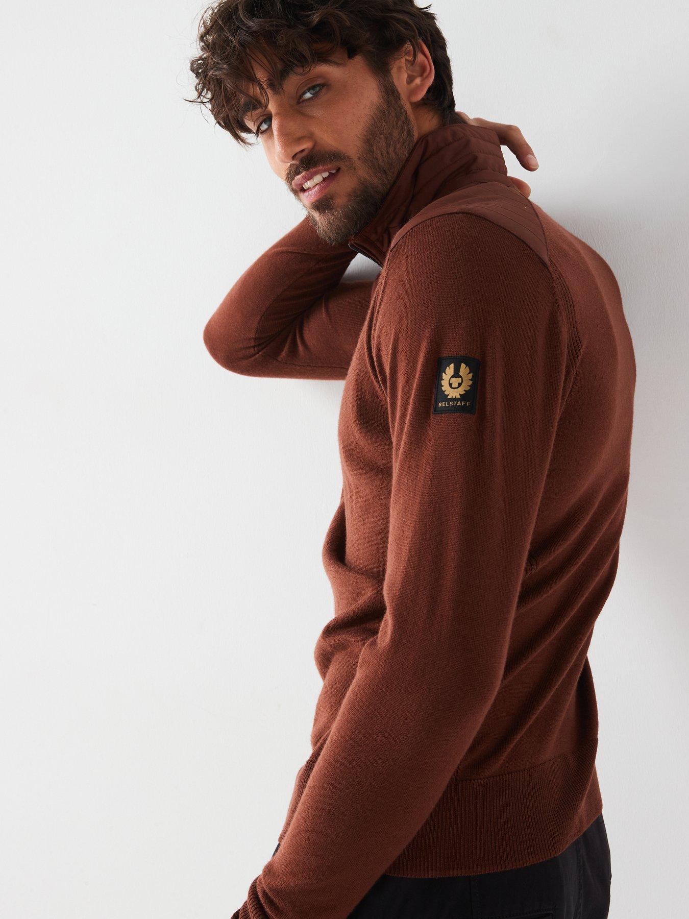 belstaff-belstaff-kilmington-nylon-shoulder-merino-wool-14-zip-knitted-jumper-dark-brownstillFront