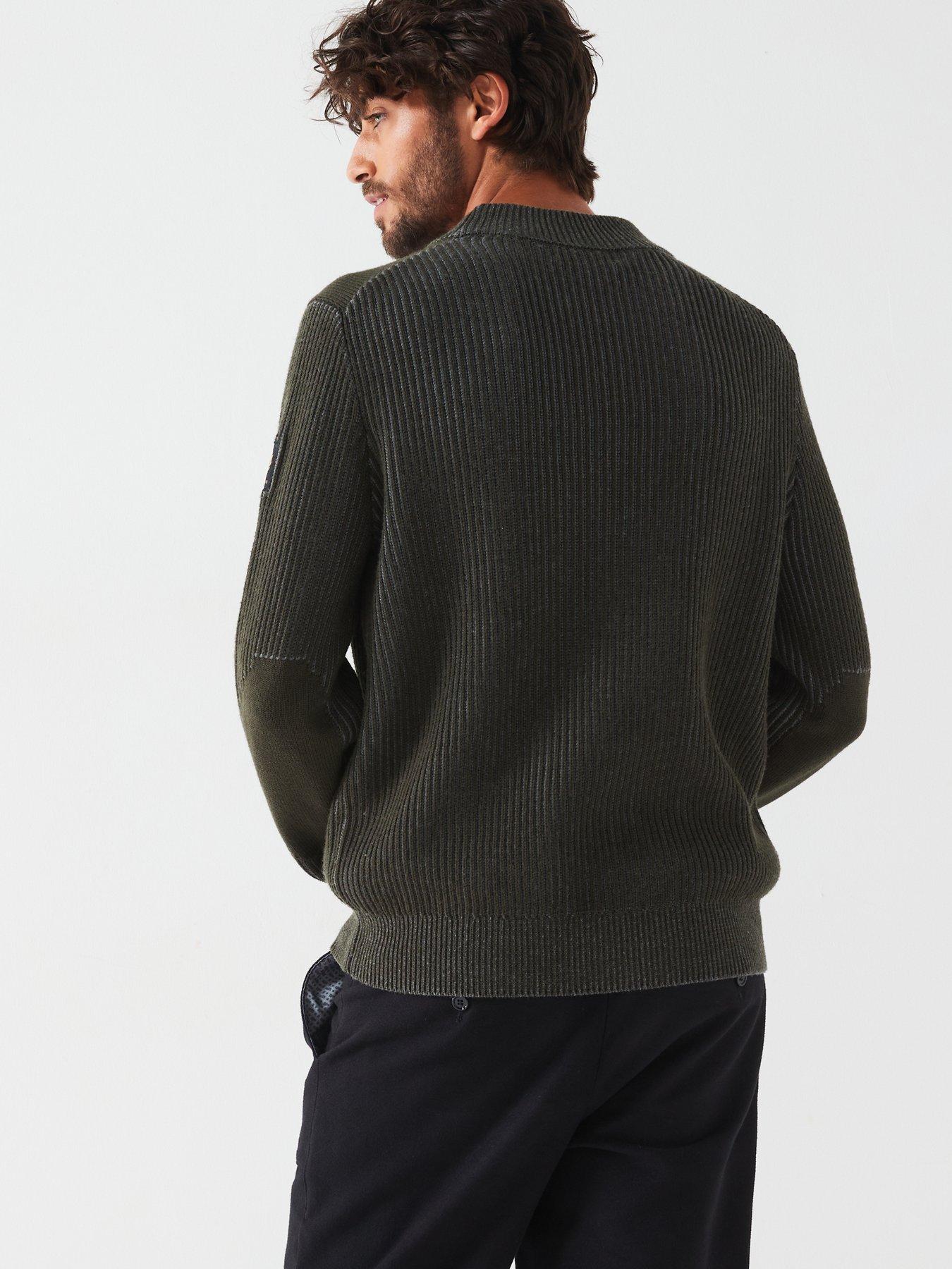 belstaff-belstaff-stanley-ribbed-heavy-mock-neck-knitted-jumper-khakistillFront