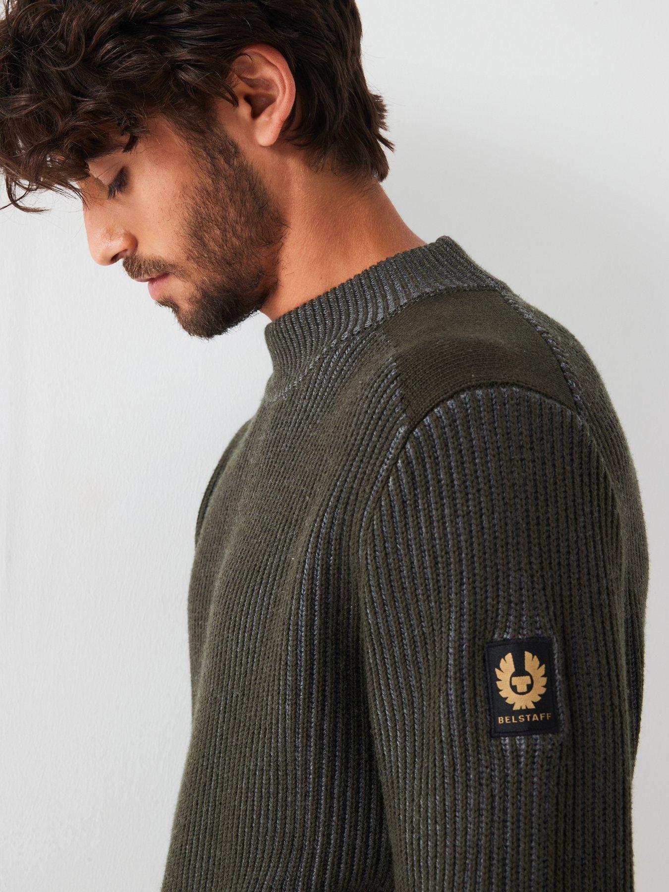 belstaff-belstaff-stanley-ribbed-heavy-mock-neck-knitted-jumper-khakioutfit