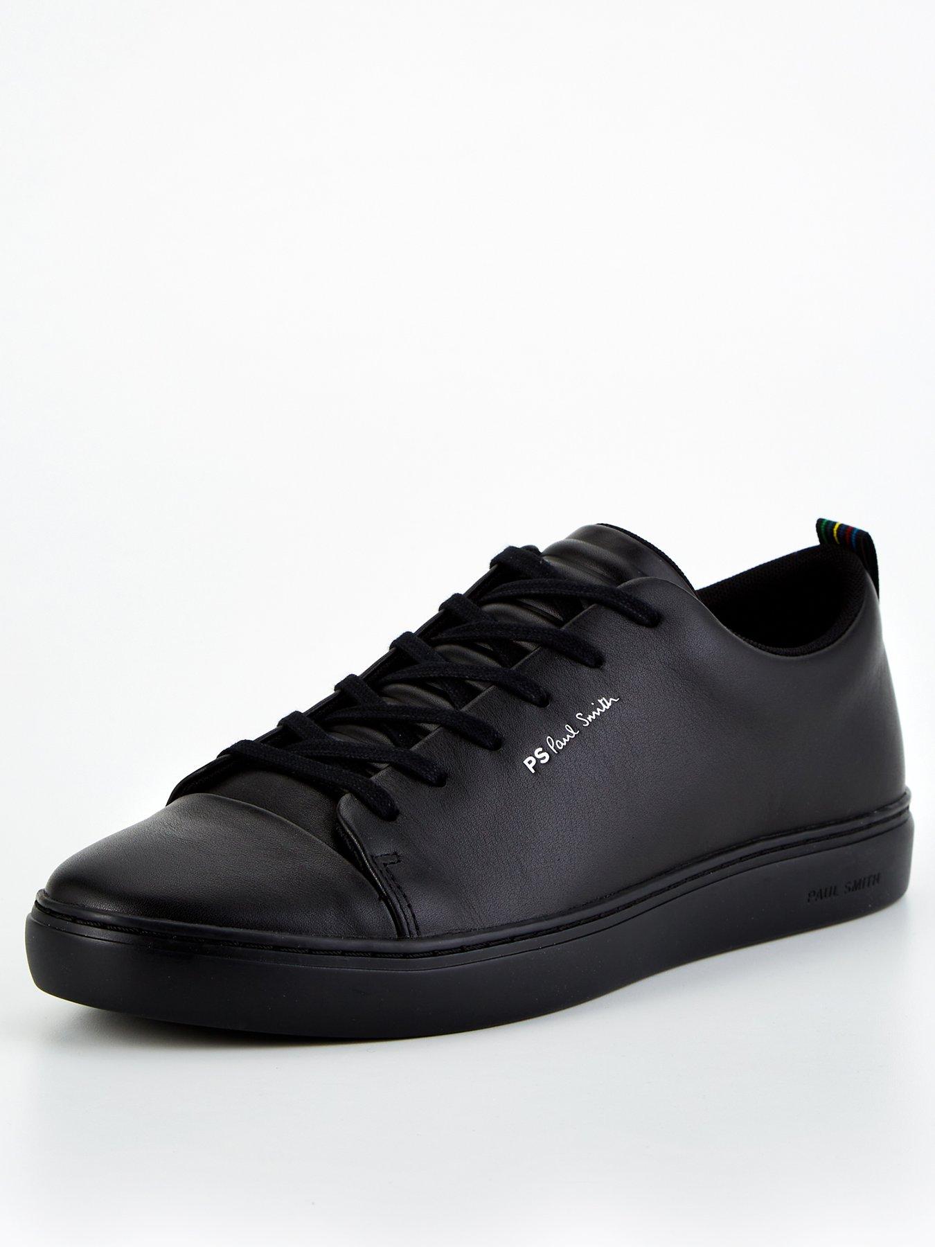 ps-paul-smith-ps-paul-smith-lee-basket-toe-cap-lace-trainer-blackstillFront