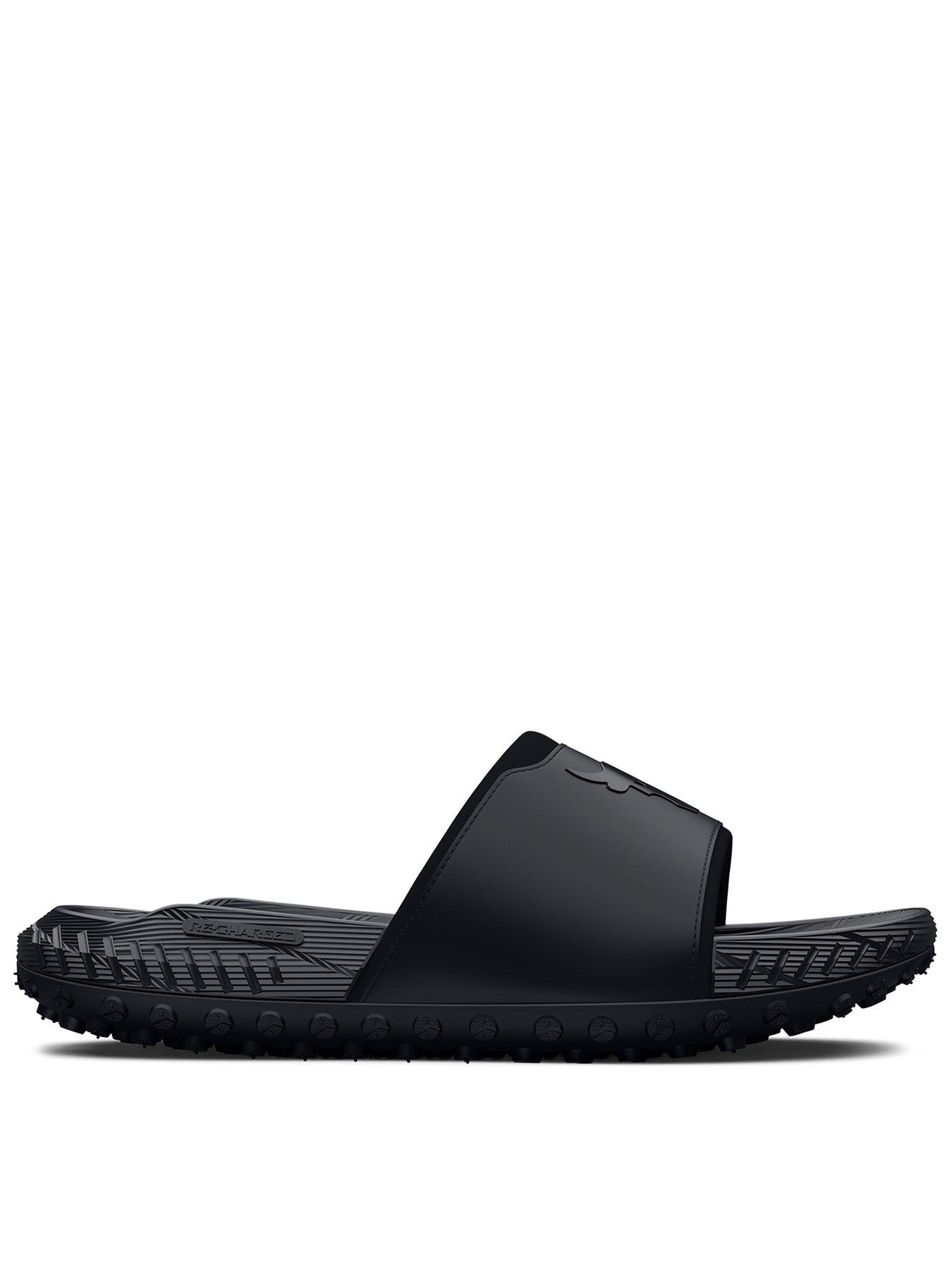 under-armour-adults-unisex-lifestyle-project-rock-3-slides-black