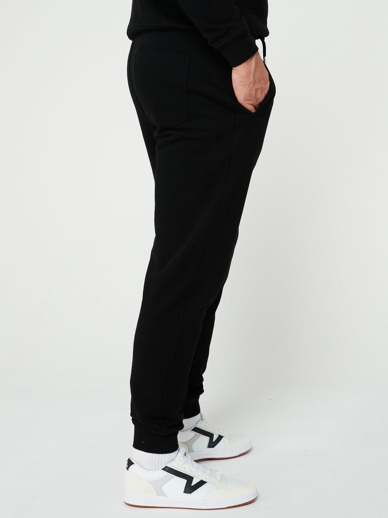 Image 2 of 6 of Belstaff Patch Logo Cuff Joggers - Black