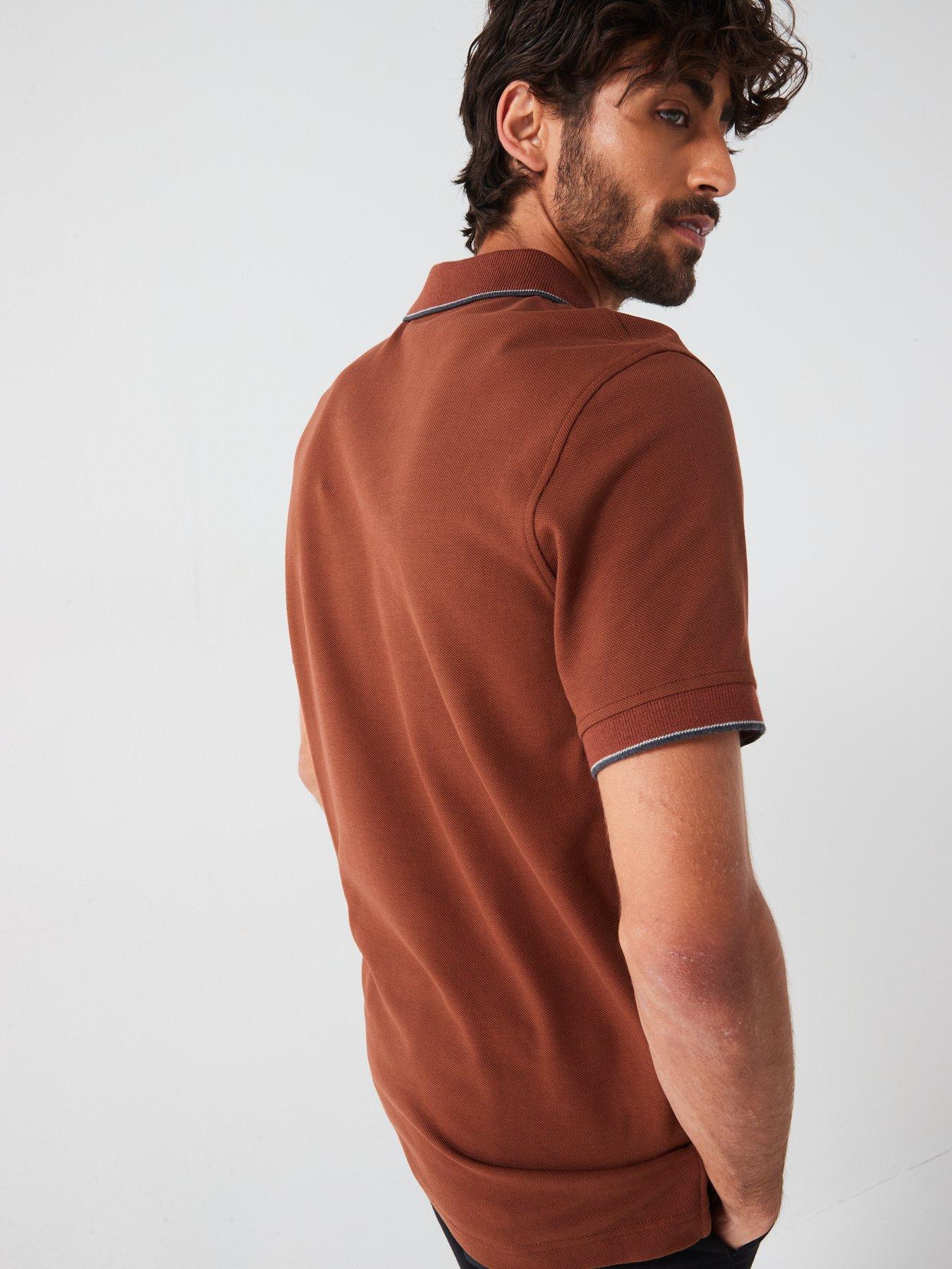 belstaff-belstaff-left-chest-patch-logo-regular-fit-tipped-polo-shirt-dark-brownstillFront