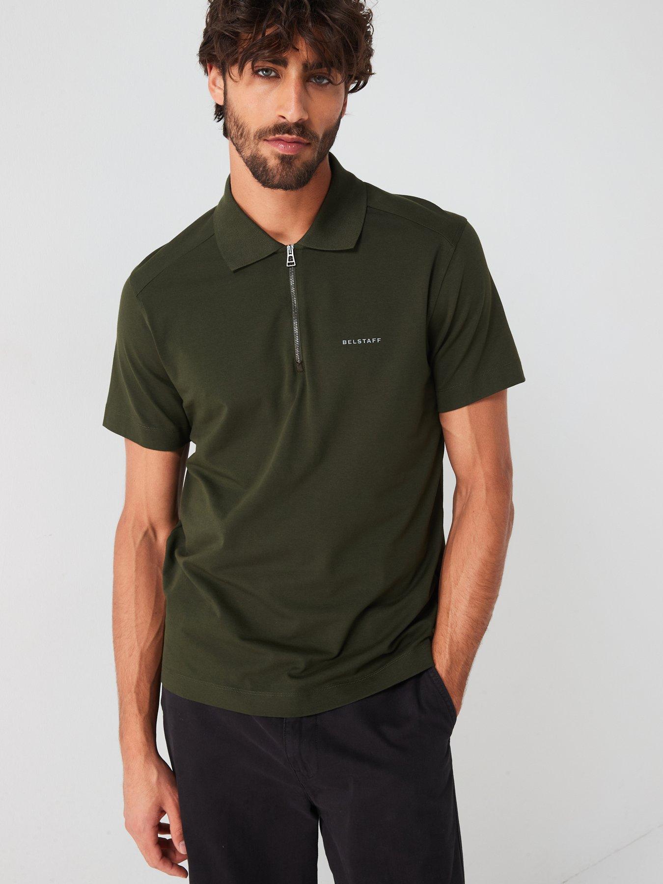 belstaff-belstaff-alloy-small-linear-logo-zip-cotton-polo-shirt-dark-greendetail