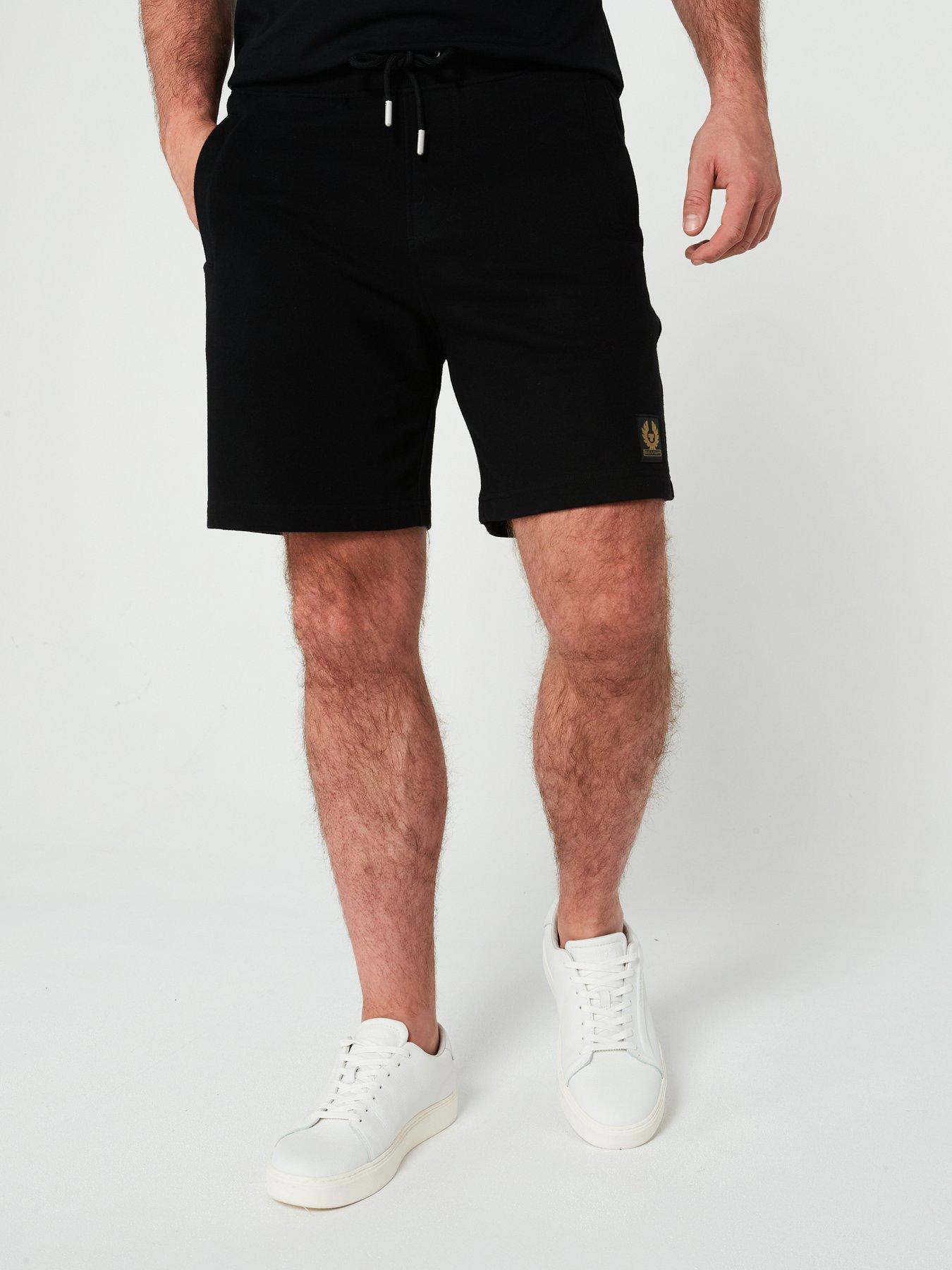 belstaff-belstaff-patch-logo-jersey-shorts-black