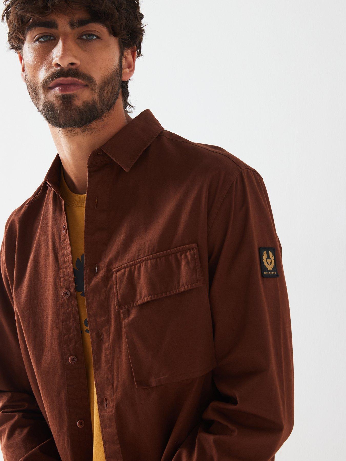 belstaff-belstaff-logo-patch-sleeve-garment-dyed-cotton-shirt-dark-brownoutfit