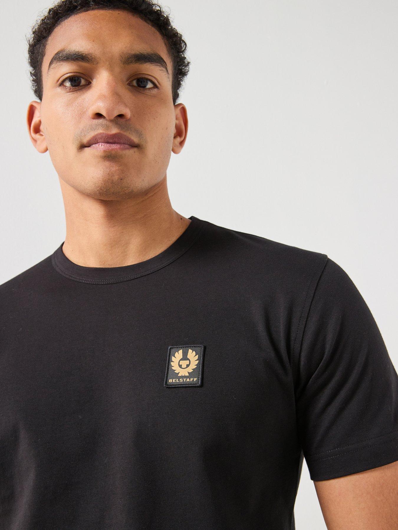 Image 5 of 5 of Belstaff Left Chest Patch Logo Regular Fit T-Shirt - Black