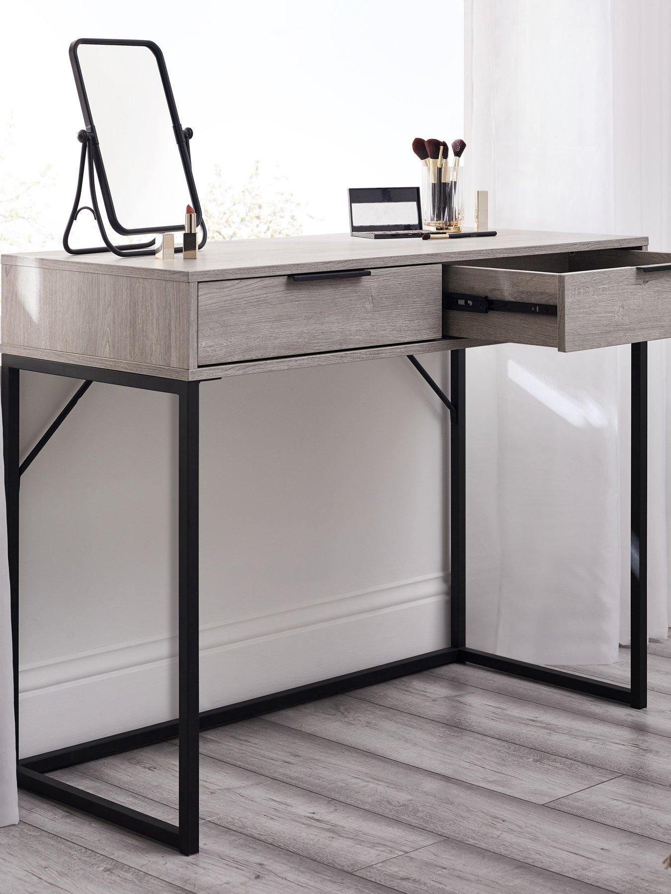 Image of Julian Bowen Bali 2 Drawer Dressing Table/desk