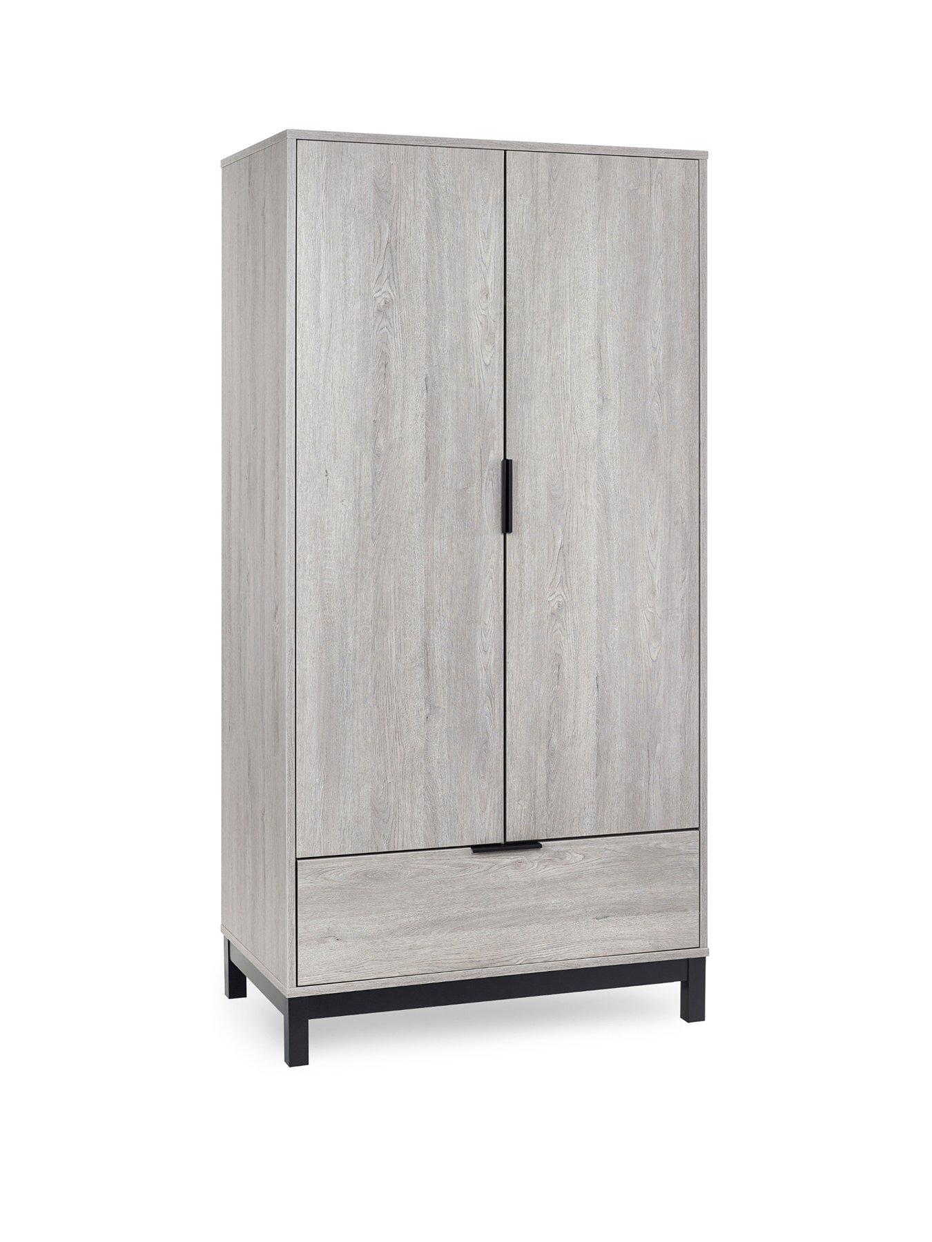 julian-bowen-bali-2-door-1-drawer-wardrobestillFront