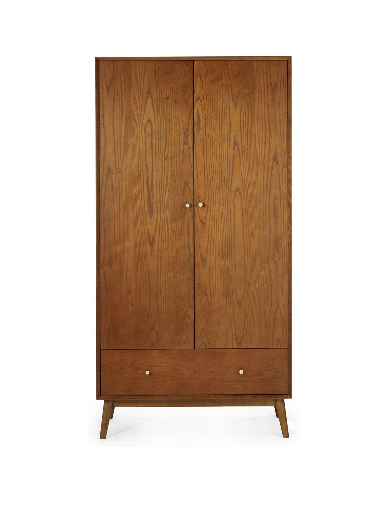Image 2 of 6 of Julian Bowen Lowry 2 Door 1 Drawer Wardrobe