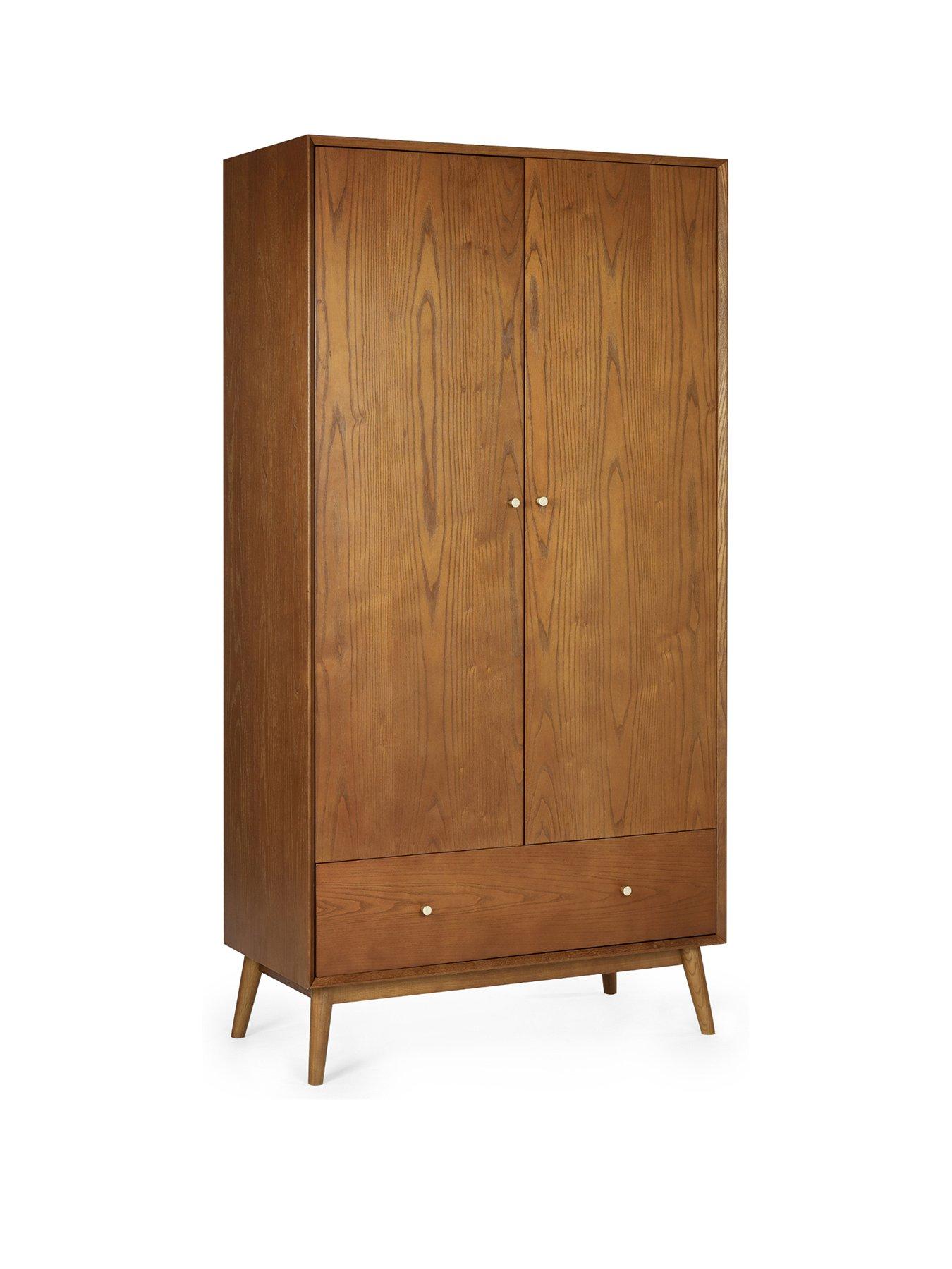 Image 3 of 6 of Julian Bowen Lowry 2 Door 1 Drawer Wardrobe
