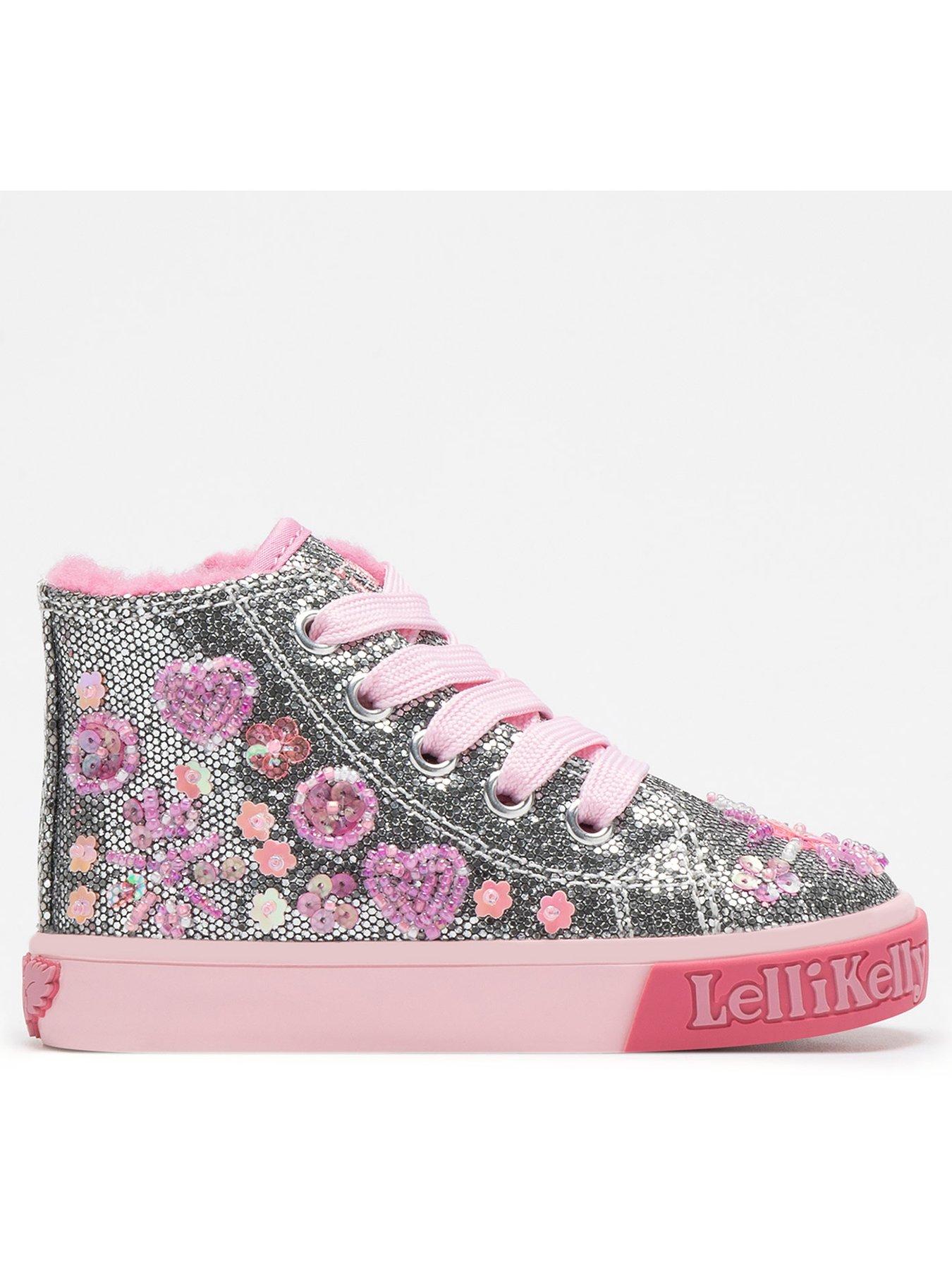 lelli-kelly-toddler-dafne-b-embellished-faux-fur-lined-high-top-silver