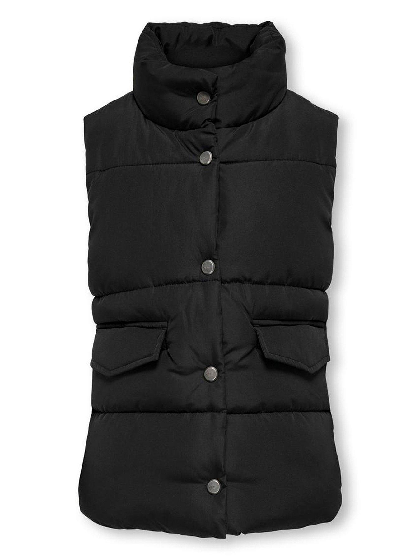 only-kids-girls-quilted-gilet-black