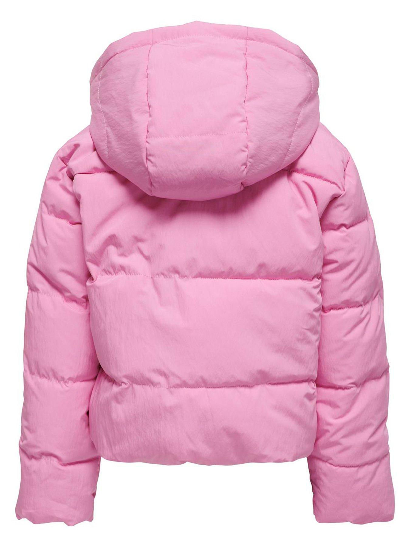 only-kids-girls-dolly-short-padded-jacket-blackback