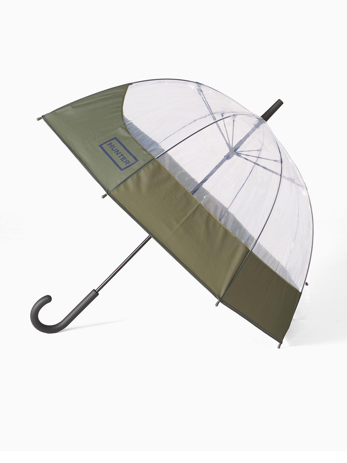 Image of Hunter Transparent Moustache Bubble Umbrella
