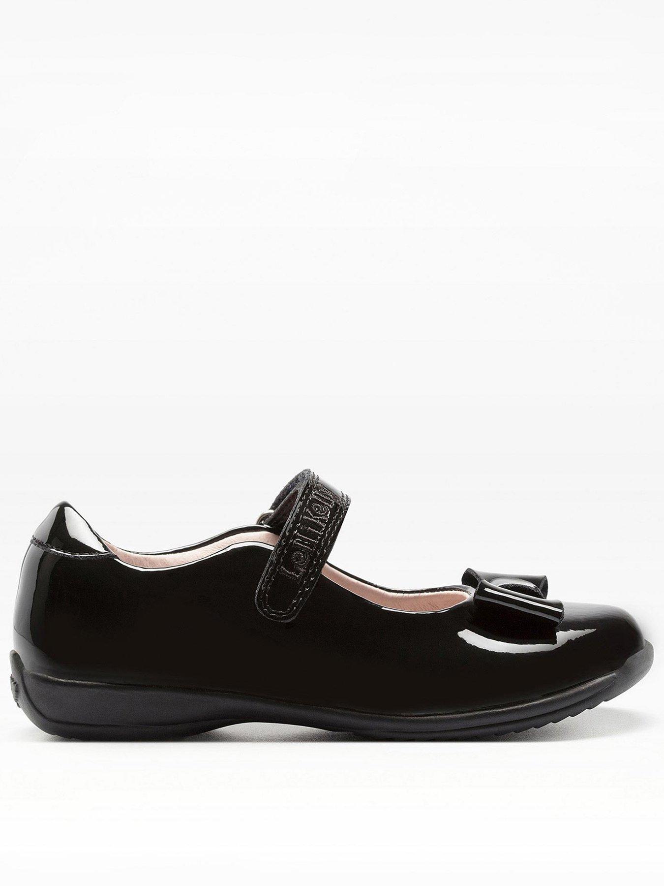 Lelli Kelly Perrie Bow Patent School Shoe - Black