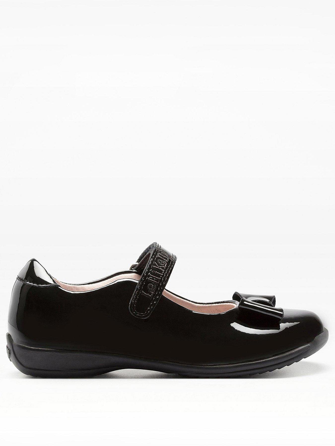 Image 2 of 4 of Lelli Kelly Perrie Bow Patent School Shoe - Black