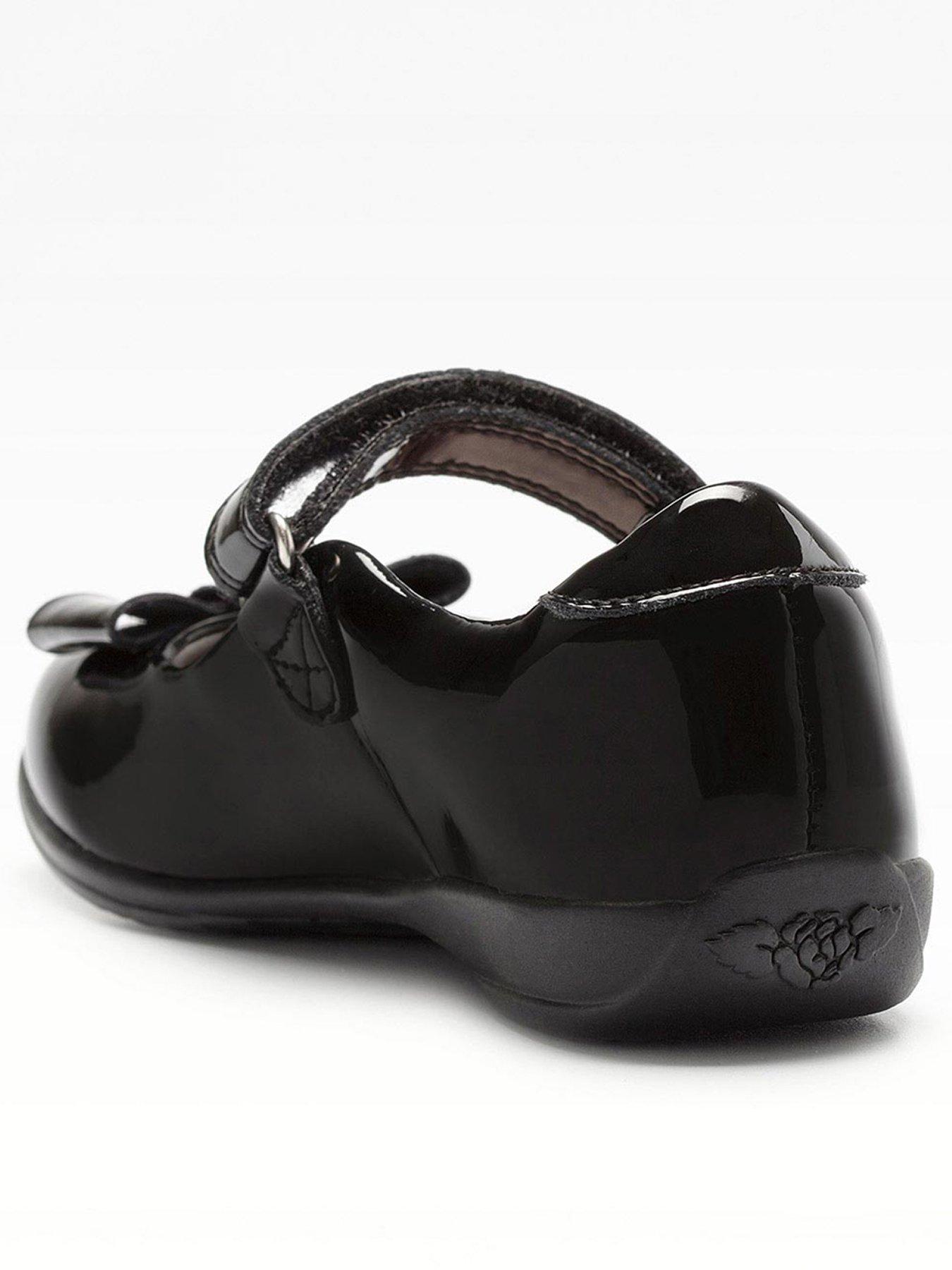 Image 3 of 4 of Lelli Kelly Perrie Bow Patent School Shoe - Black