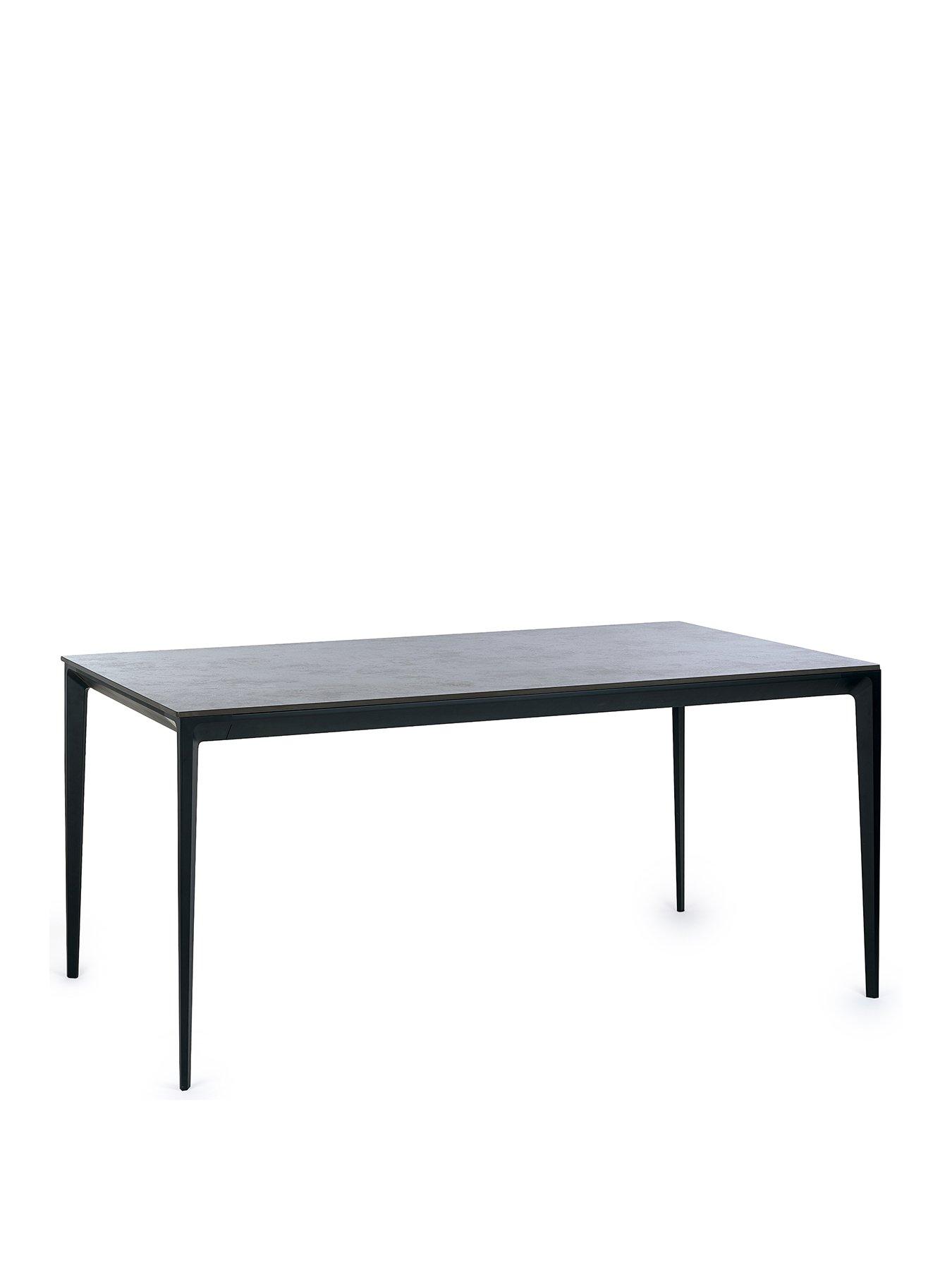 Image 2 of 6 of Julian Bowen Miami Rectangular Stone Top Dining Table