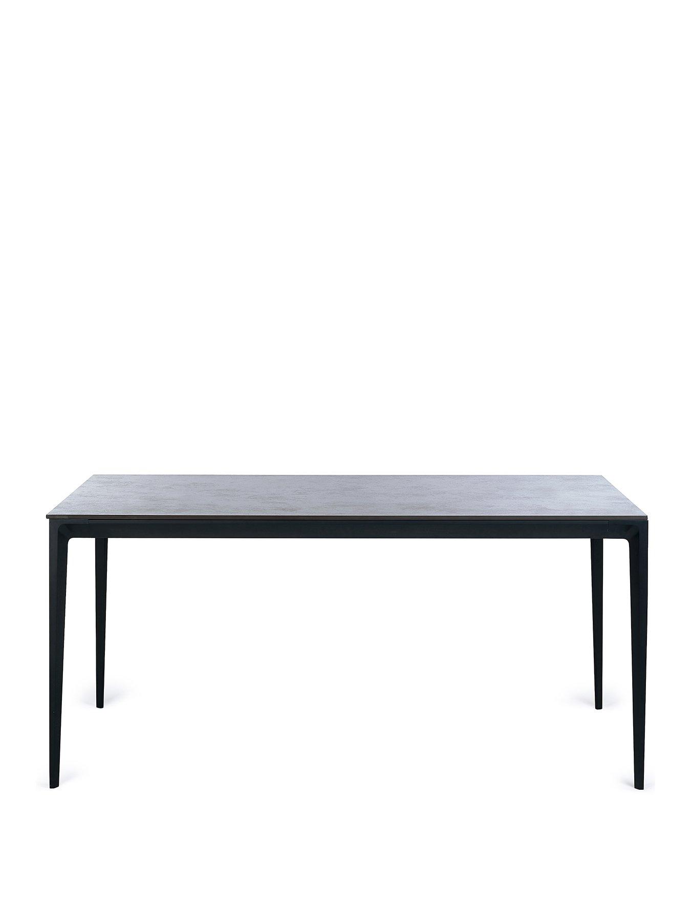 Image 3 of 6 of Julian Bowen Miami Rectangular Stone Top Dining Table