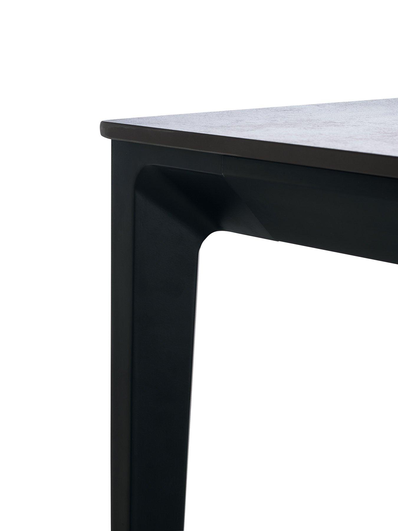 Image 4 of 6 of Julian Bowen Miami Rectangular Stone Top Dining Table