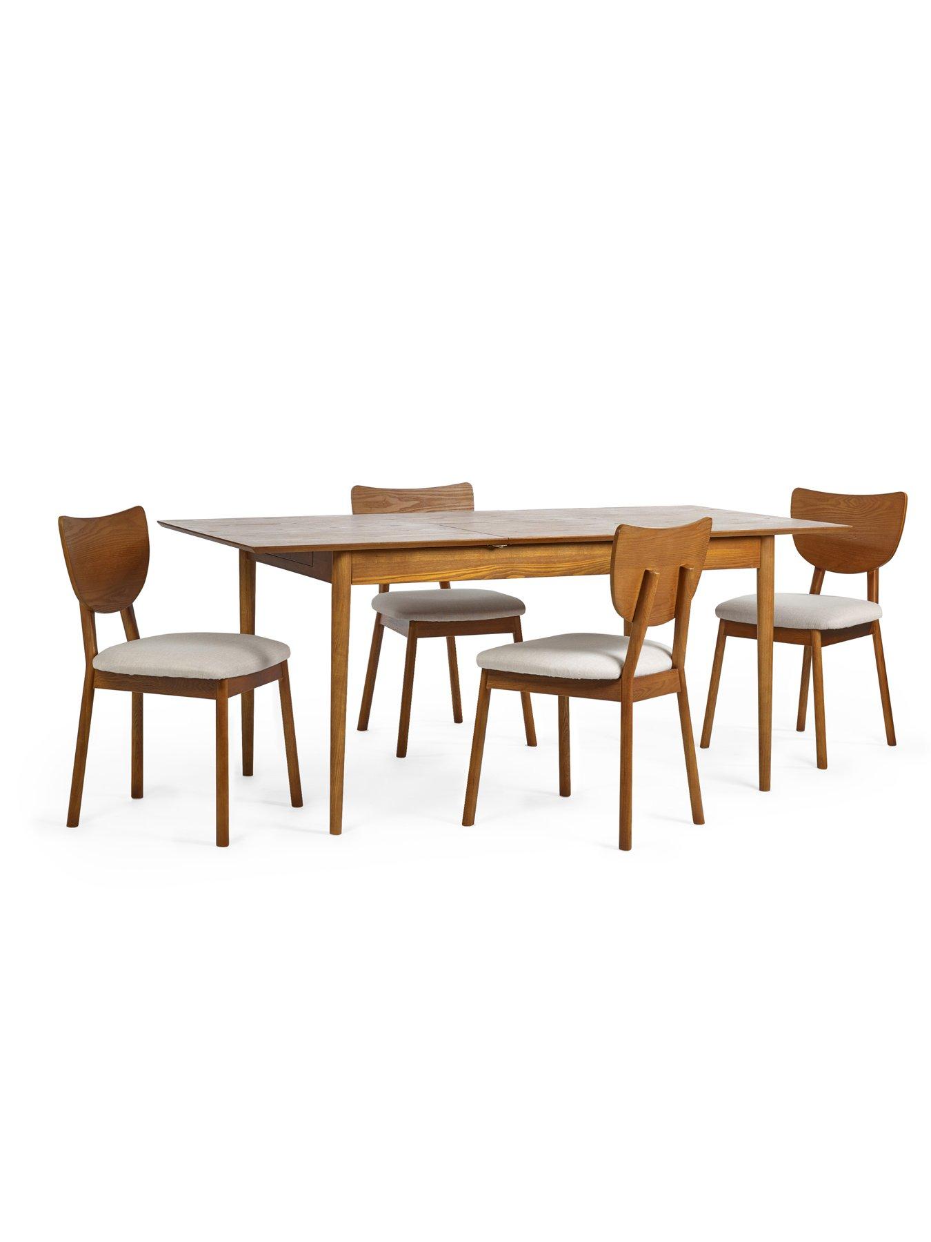 julian-bowen-lowry-extending-dining-table-with-2-drawersdetail