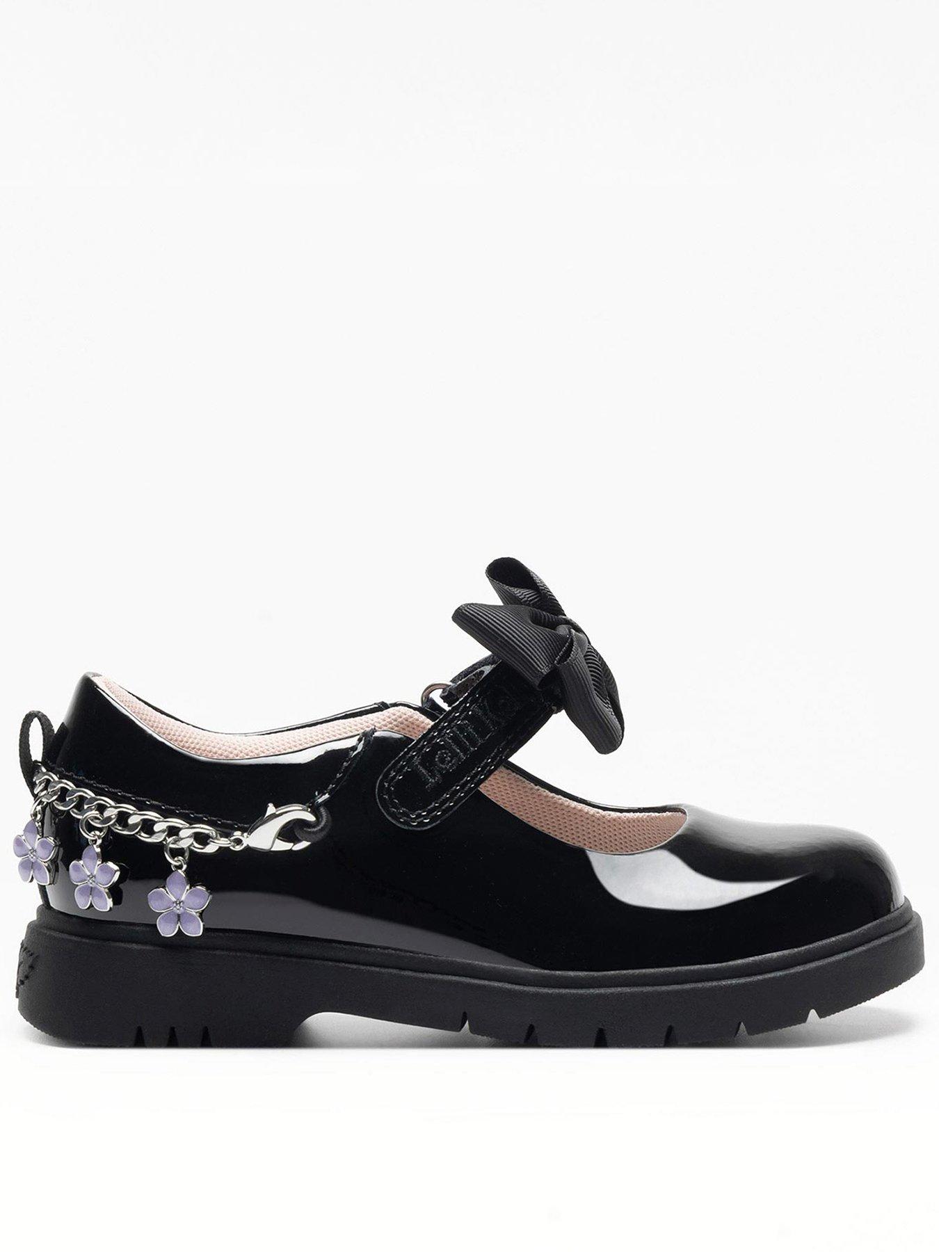 undefined Lelli Kelly Anastasia Bracelet Chunky Sole Mary Jane School Shoe - Black