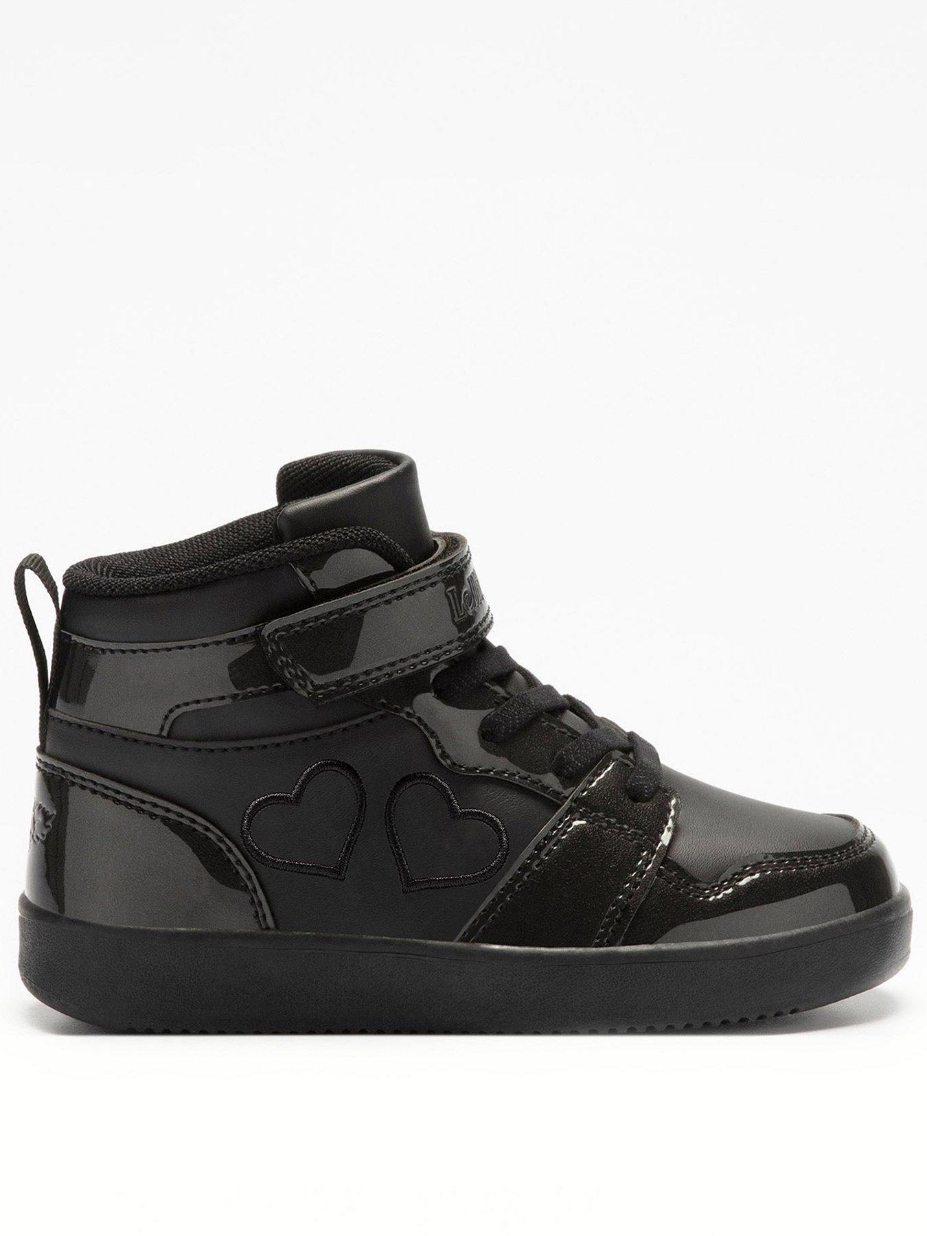 undefined Paris Patent Mid High Top Trainer