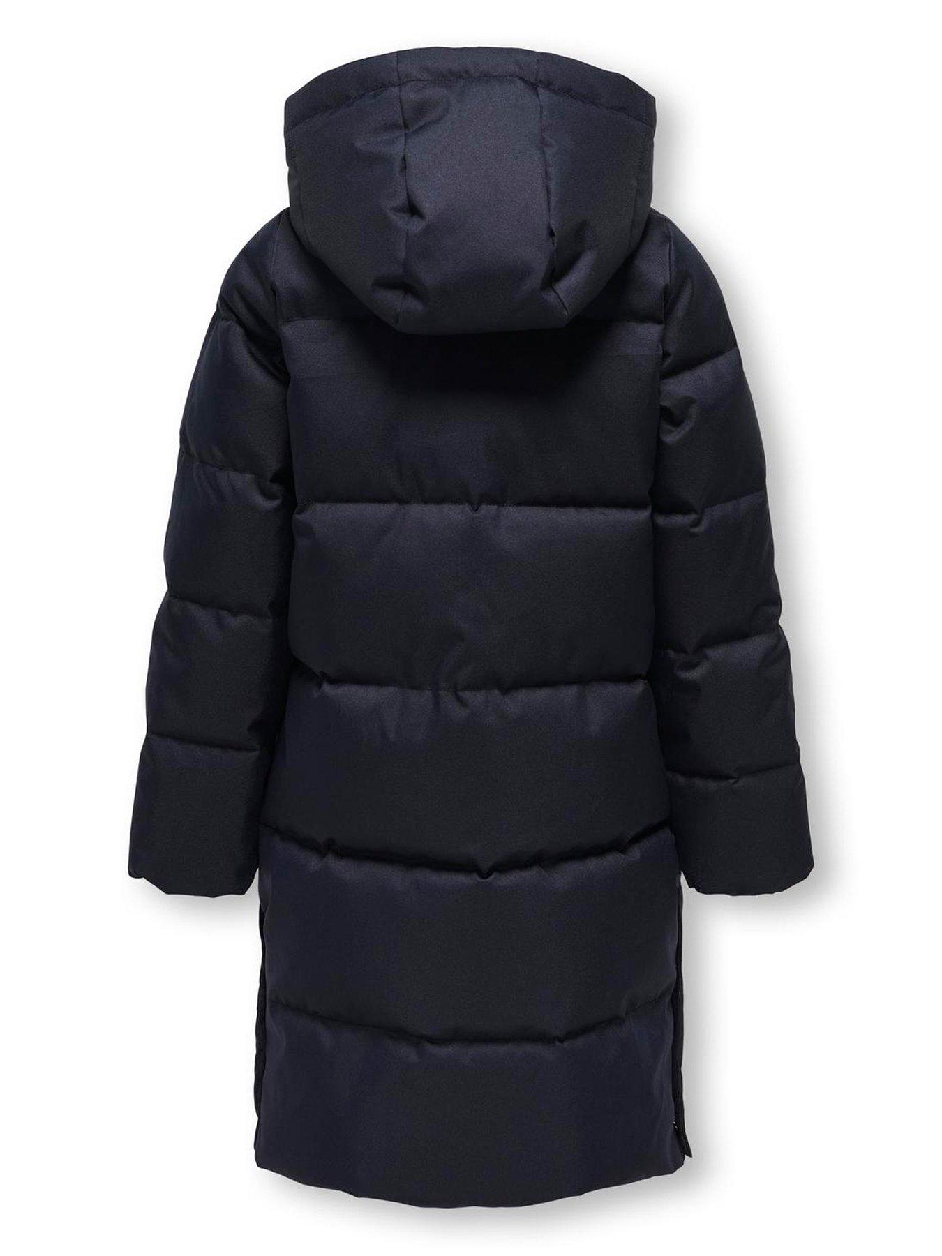 only-kids-girls-irene-long-padded-coat-navyback