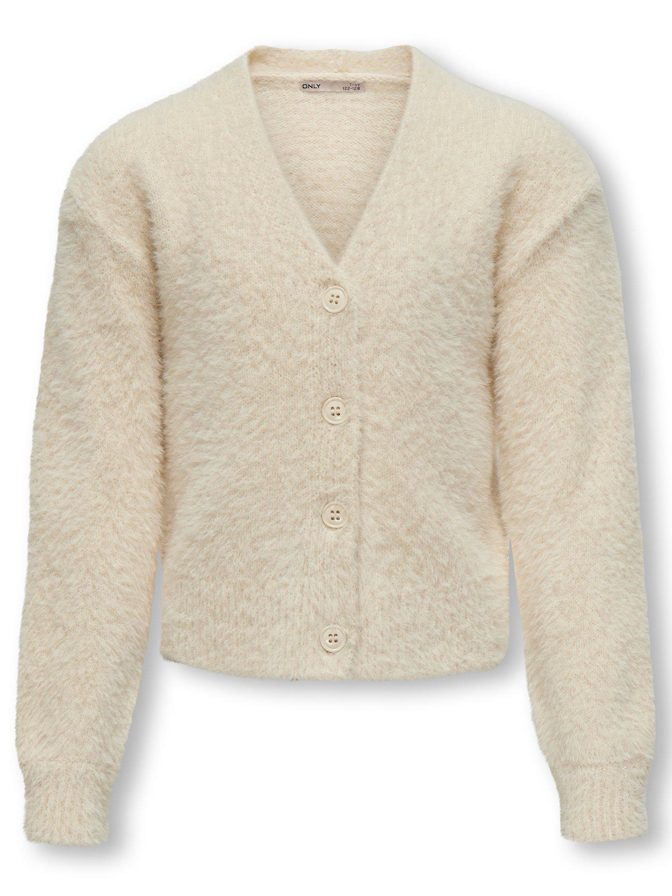 only-kids-girls-fluffy-cardigan-cream