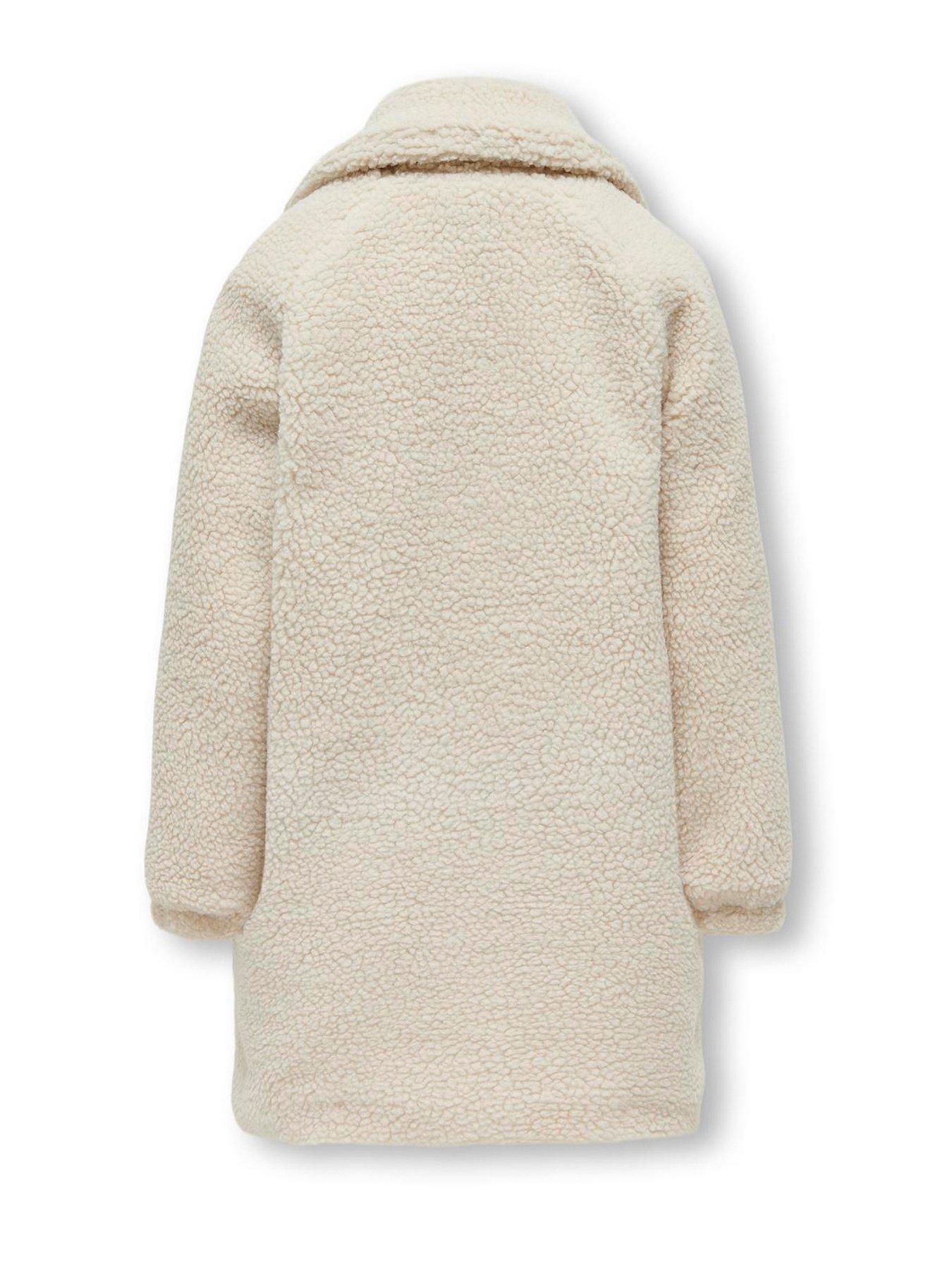 only-kids-girls-teddy-fleece-long-coat-creamback