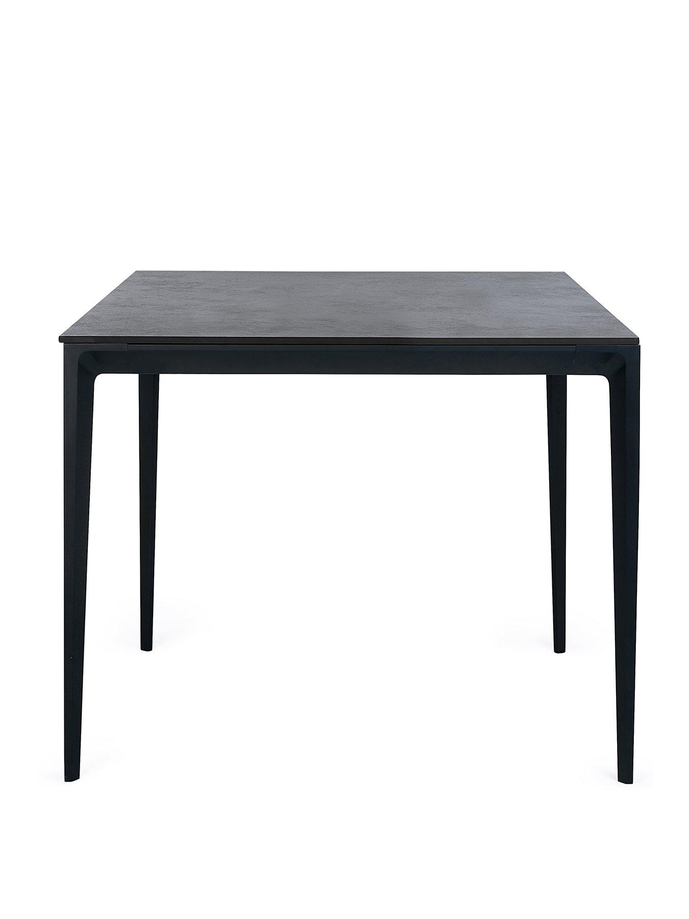 Image 2 of 5 of Julian Bowen Miami Square Stone Top Dining Table