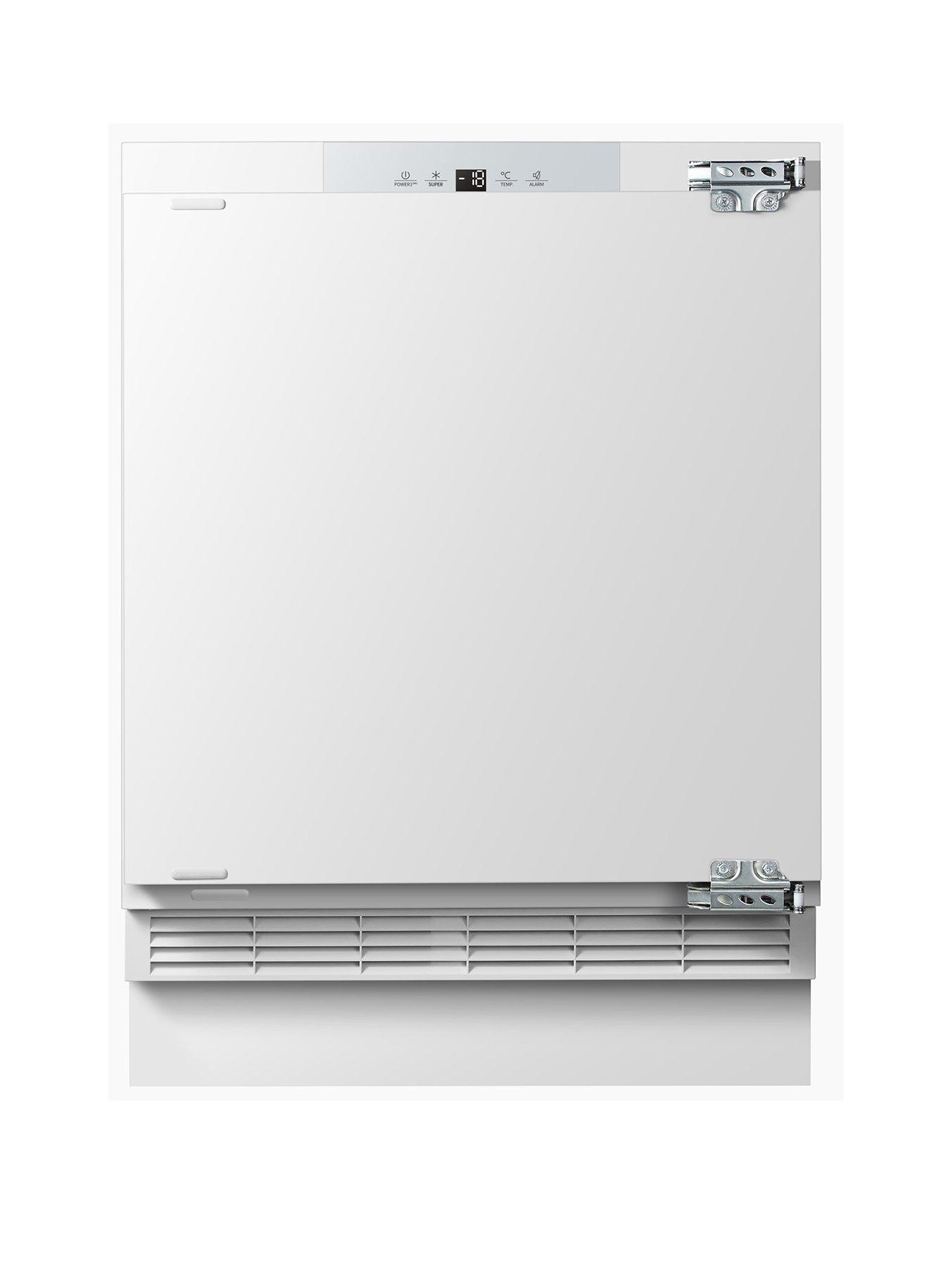 Image of Fridgemaster Fridgemaster MBUZ6097E, 60cm integrated Undercounter Freezer, Fixed hinge