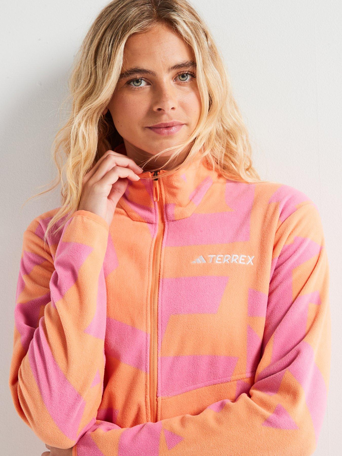 adidas-terrex-womens-printed-full-zip-fleece--pinkdetail