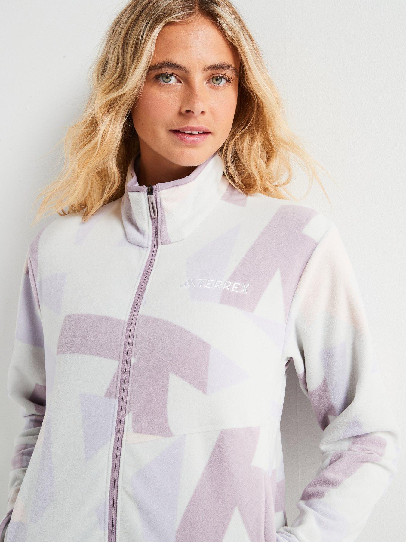 adidas-terrex-womens-printed-full-zip-fleece--purpledetail