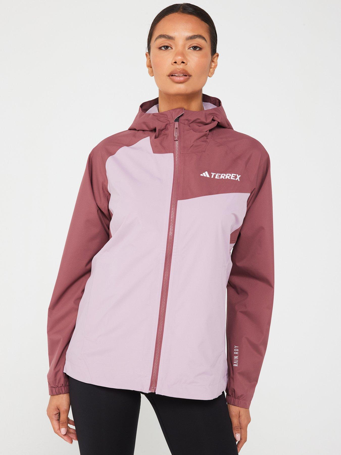 adidas-terrex-womens-2l-rain-jacket--browndetail