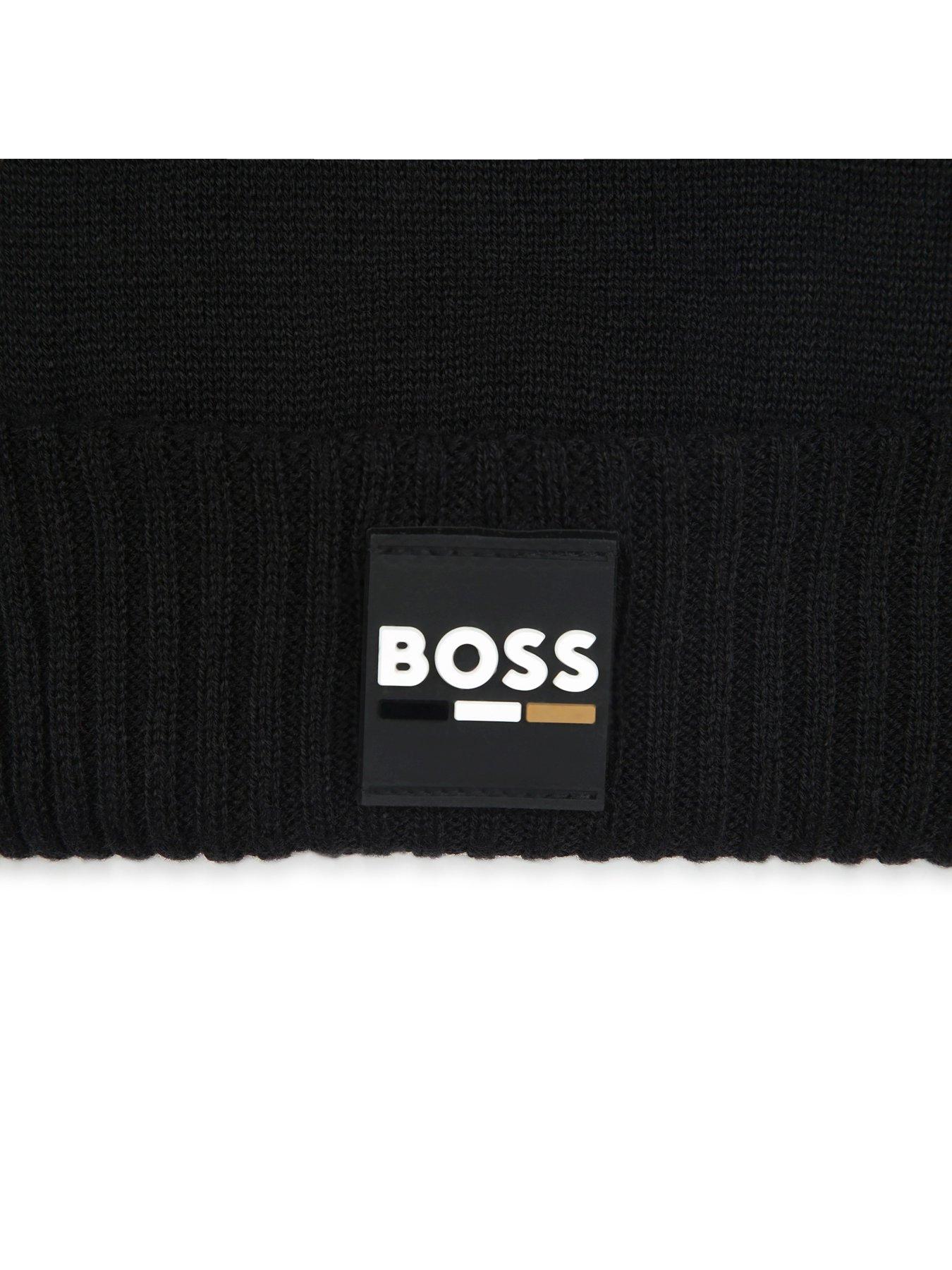 boss-boys-beanie-hat-blackoutfit