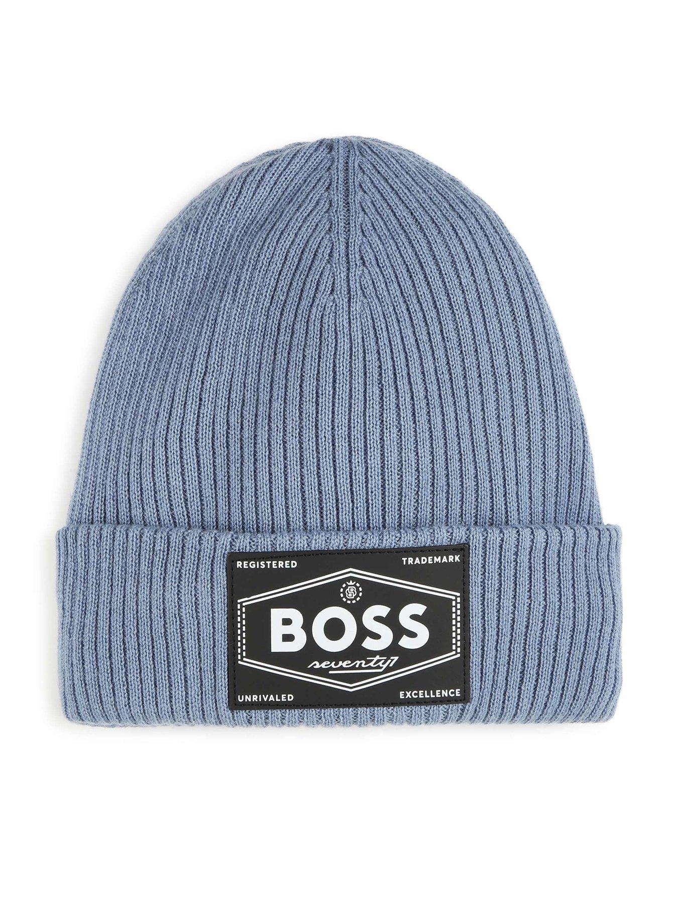 boss-boys-beanie-hat-blue