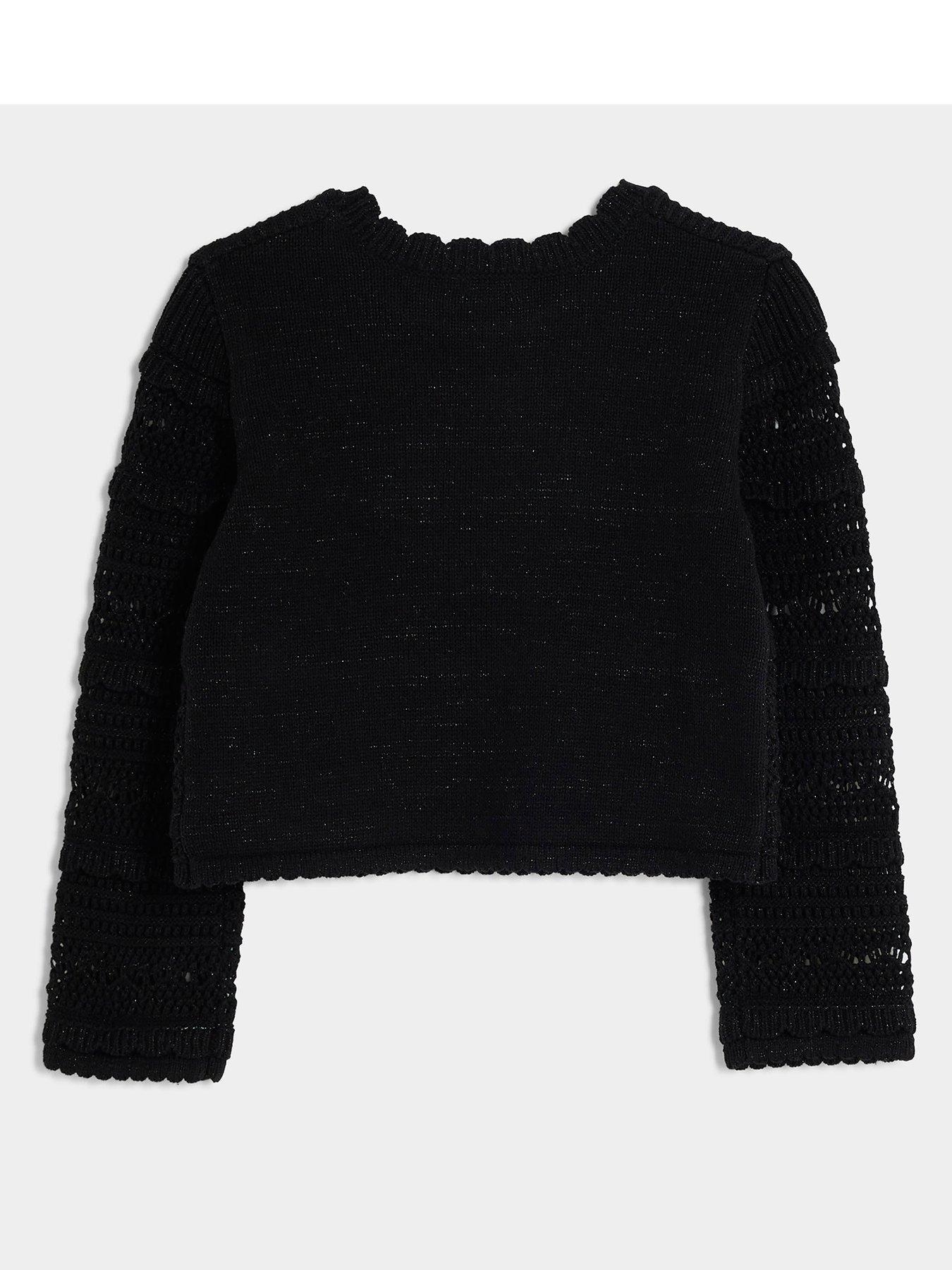 river-island-girls-crochet-metallic-jumper-blackback