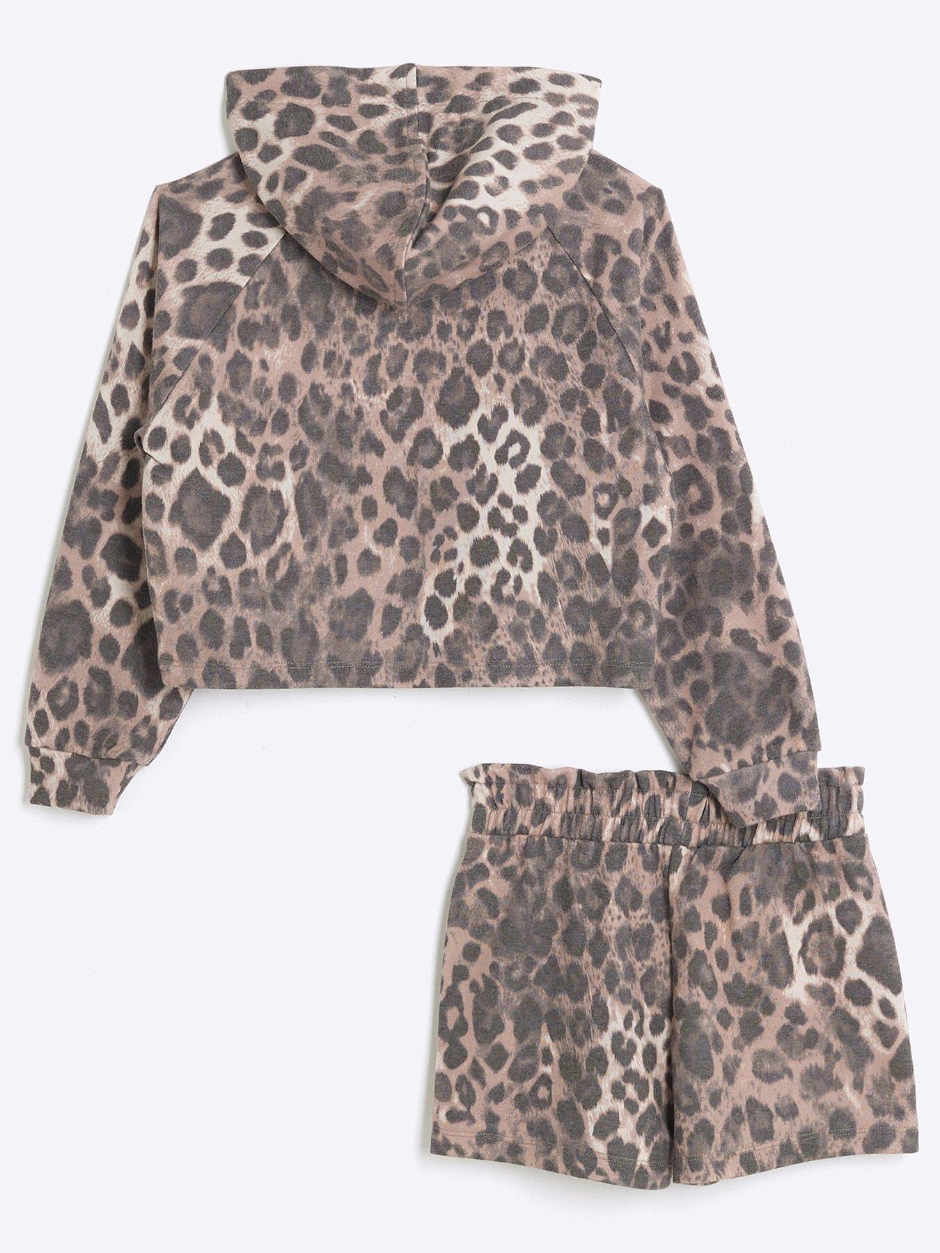 river-island-girls-leopard-hoodie-and-shorts-set-brownback