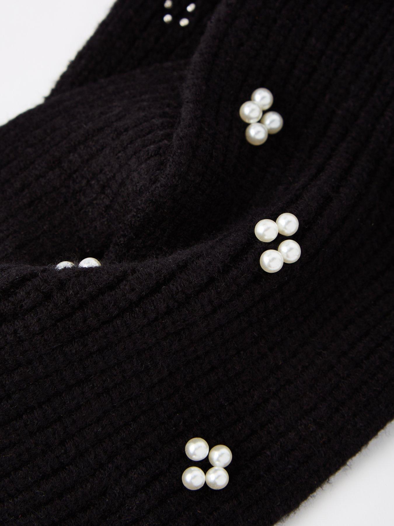 pieces-pearl-embellished-headband-blackdetail