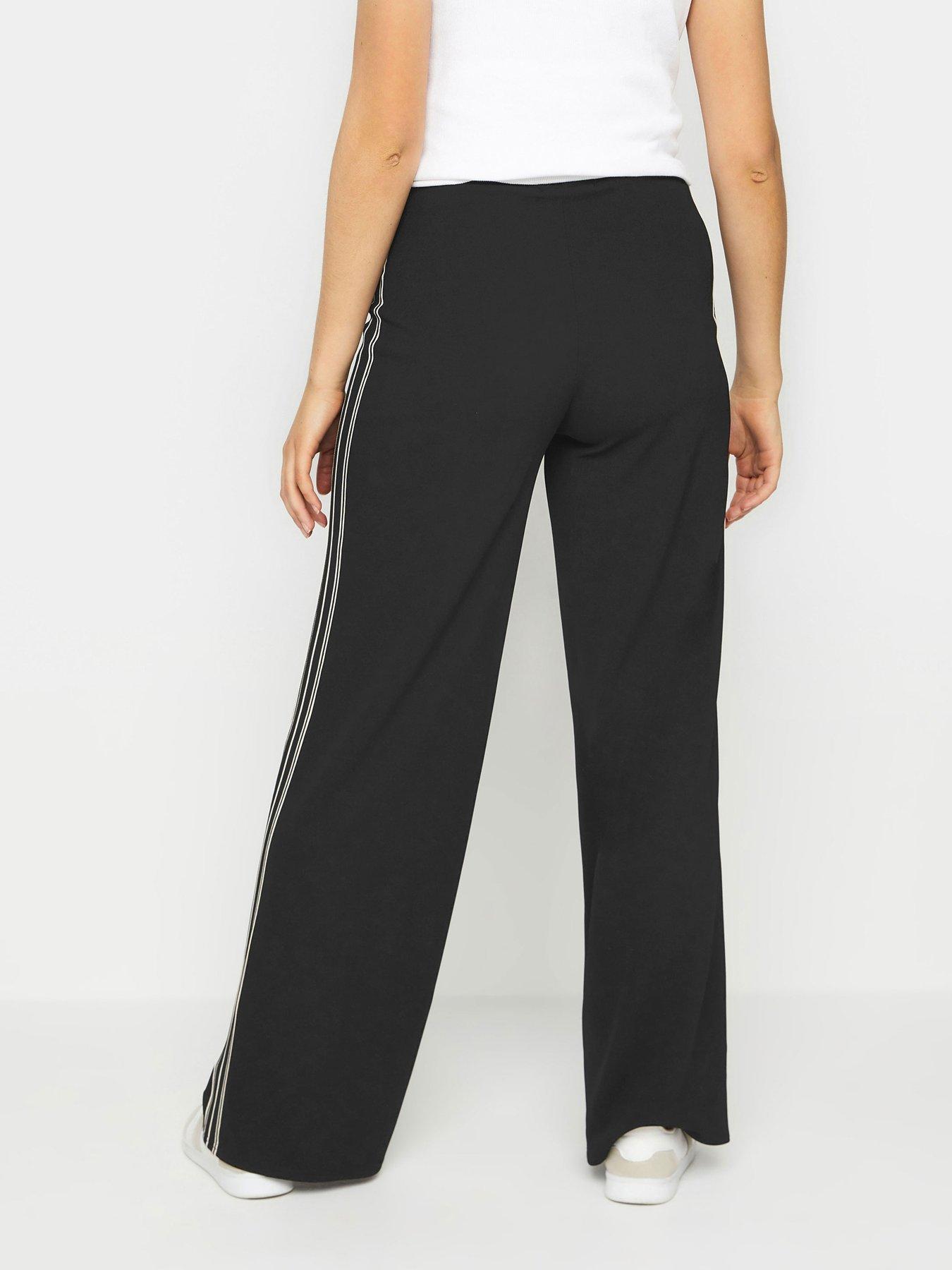 long-tall-sally-tall-wide-leg-striped-trousers-blackstillFront