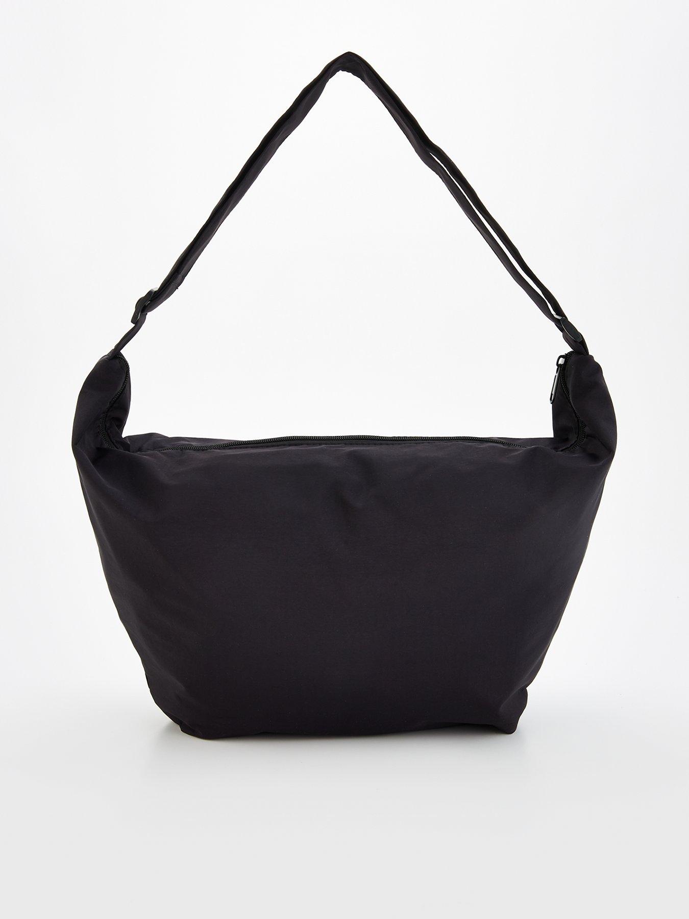 pieces-amanda-extra-large-shoulder-bag-black